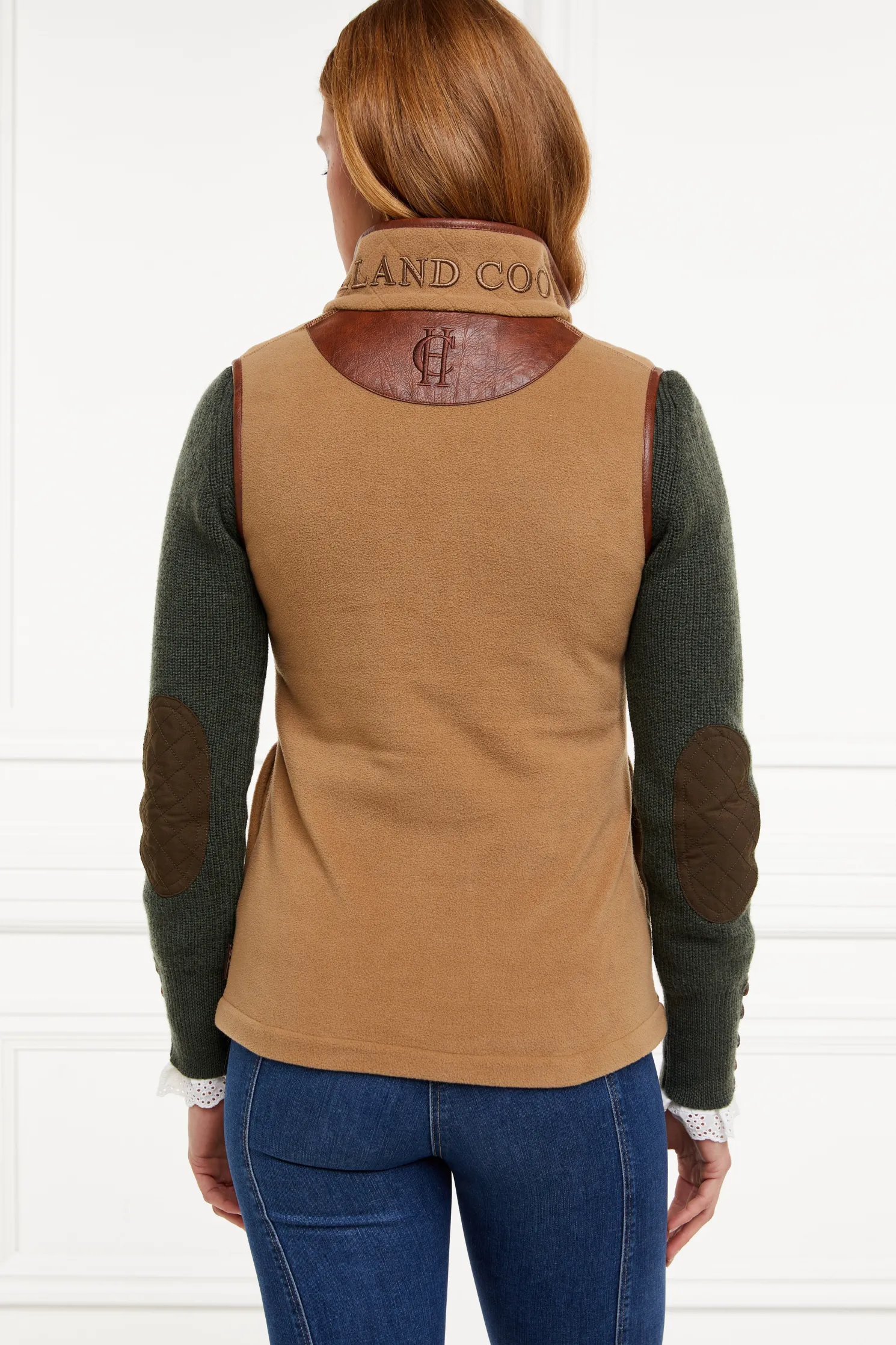 Country Fleece Gilet (Coffee)
