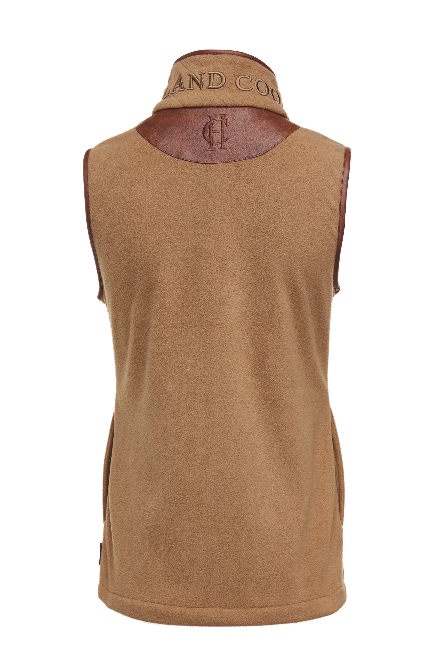 Country Fleece Gilet (Coffee)