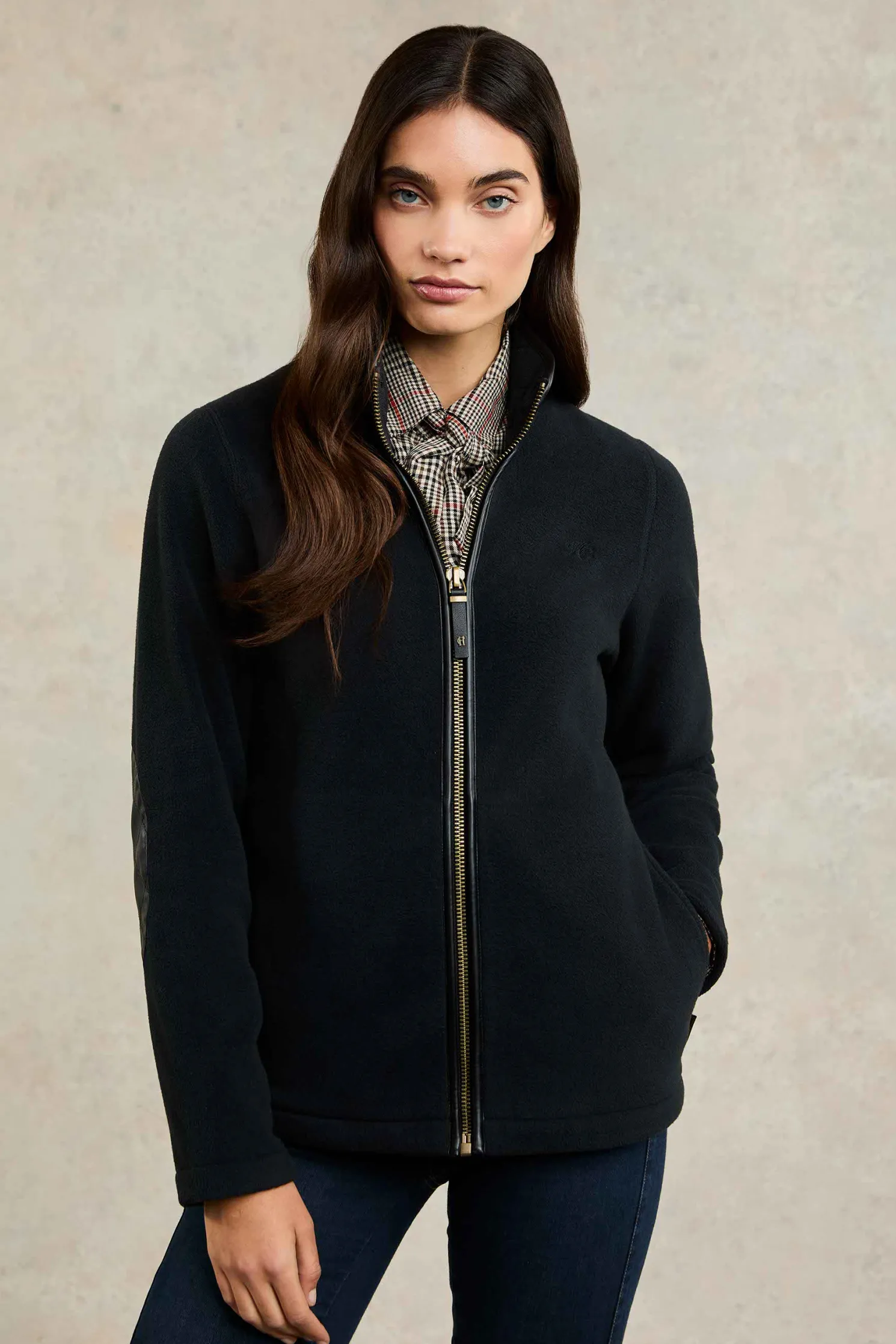 Country Fleece Jacket (Black)