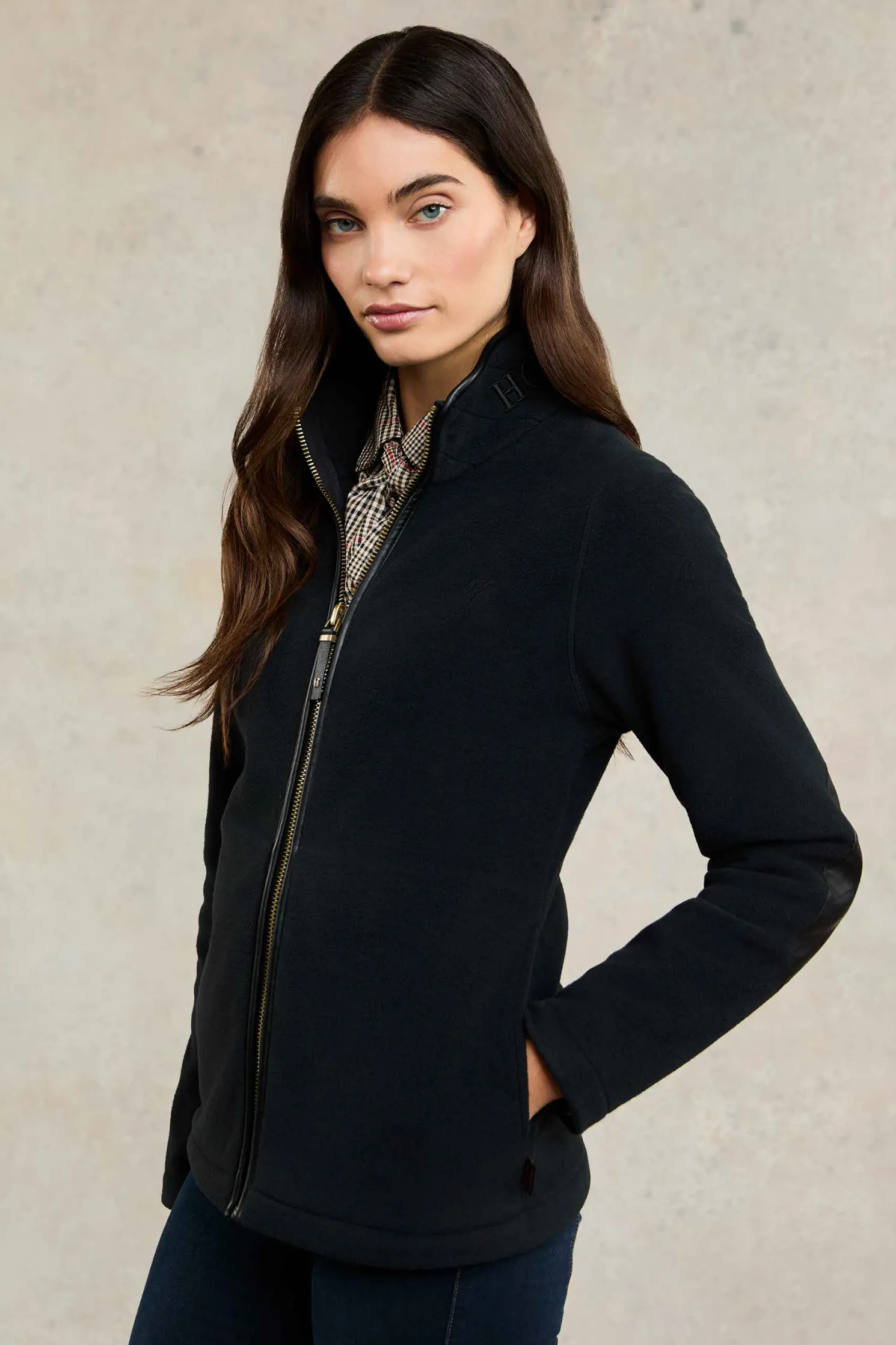 Country Fleece Jacket (Black)