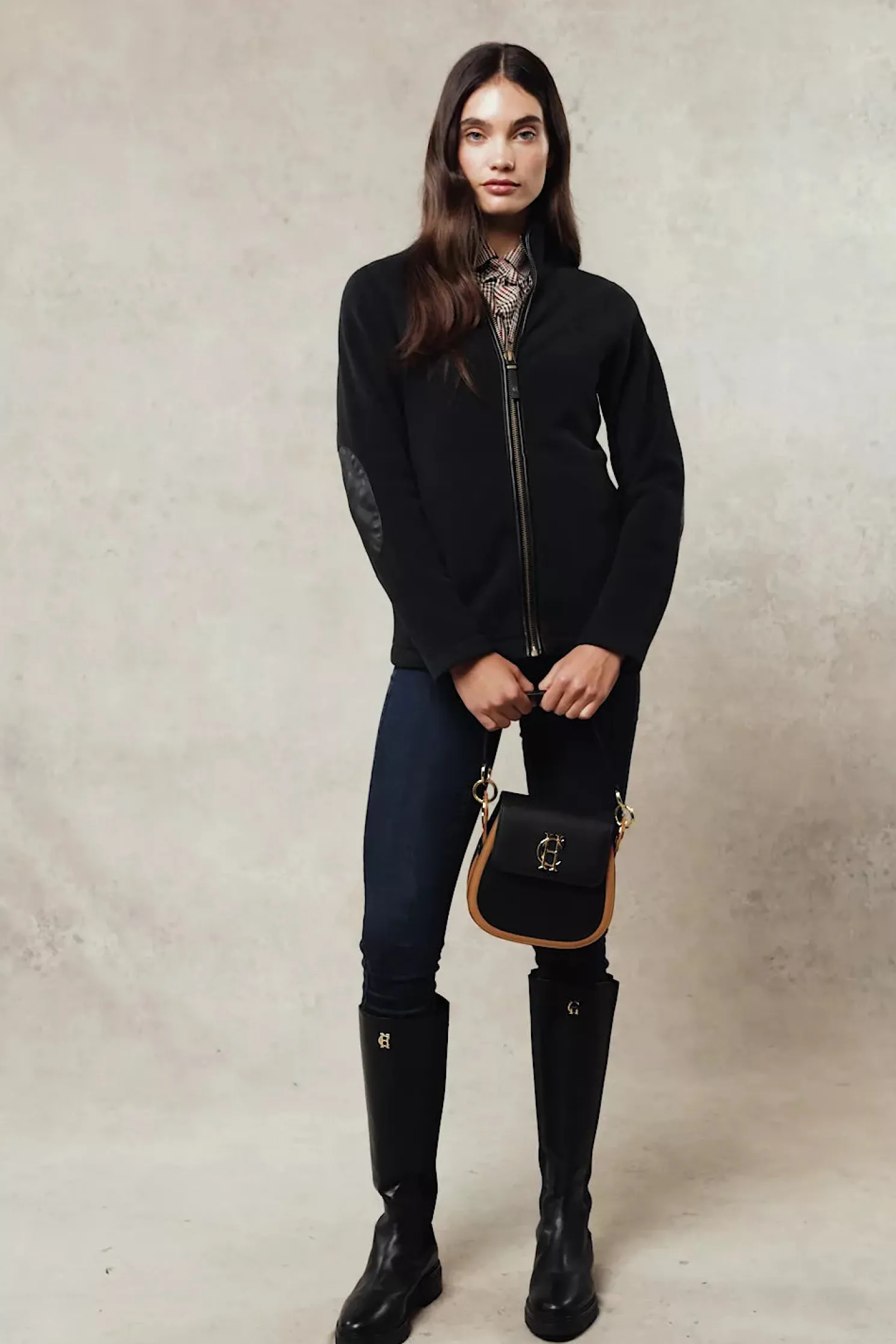 Country Fleece Jacket (Black)