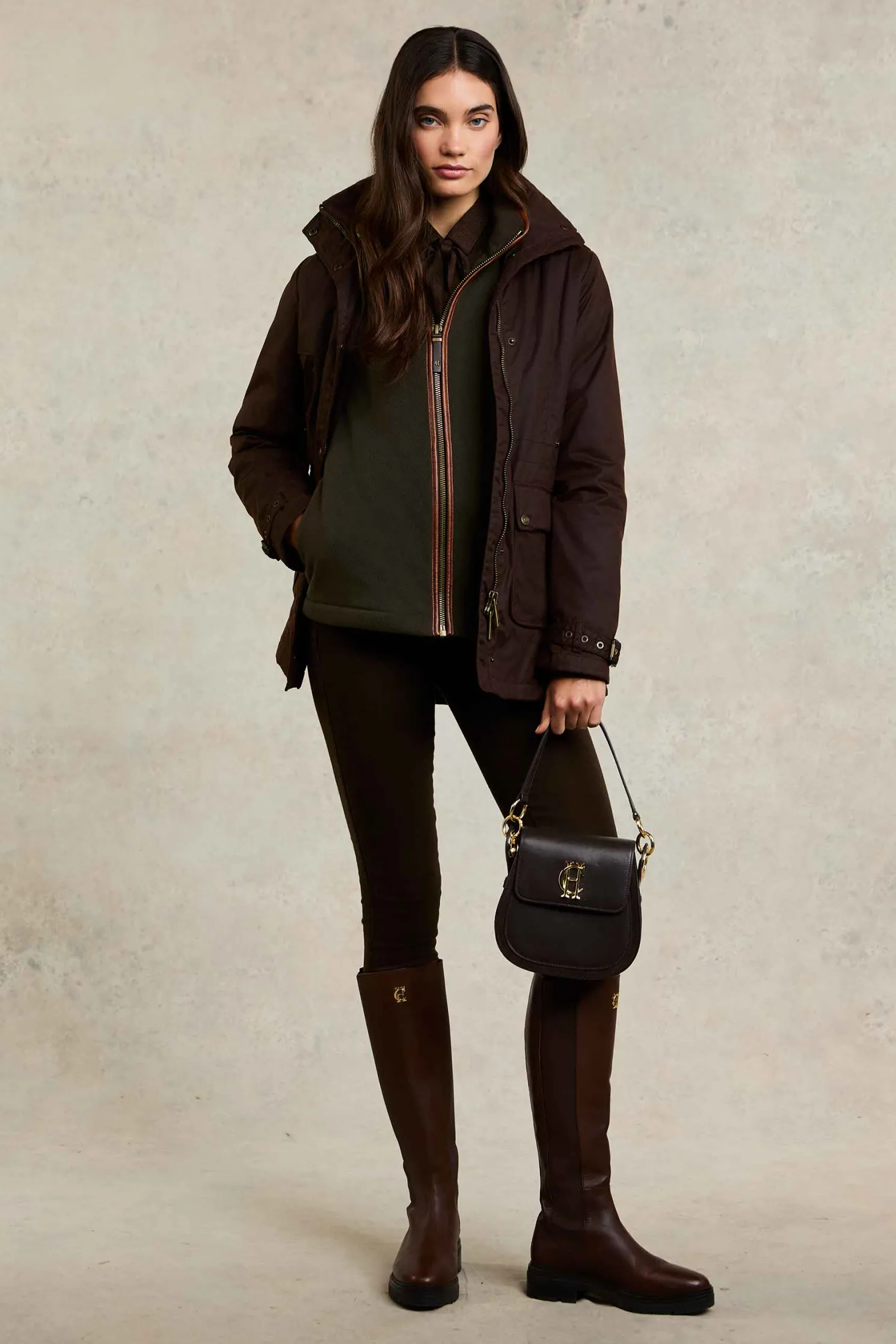 Country Fleece Jacket (Khaki)