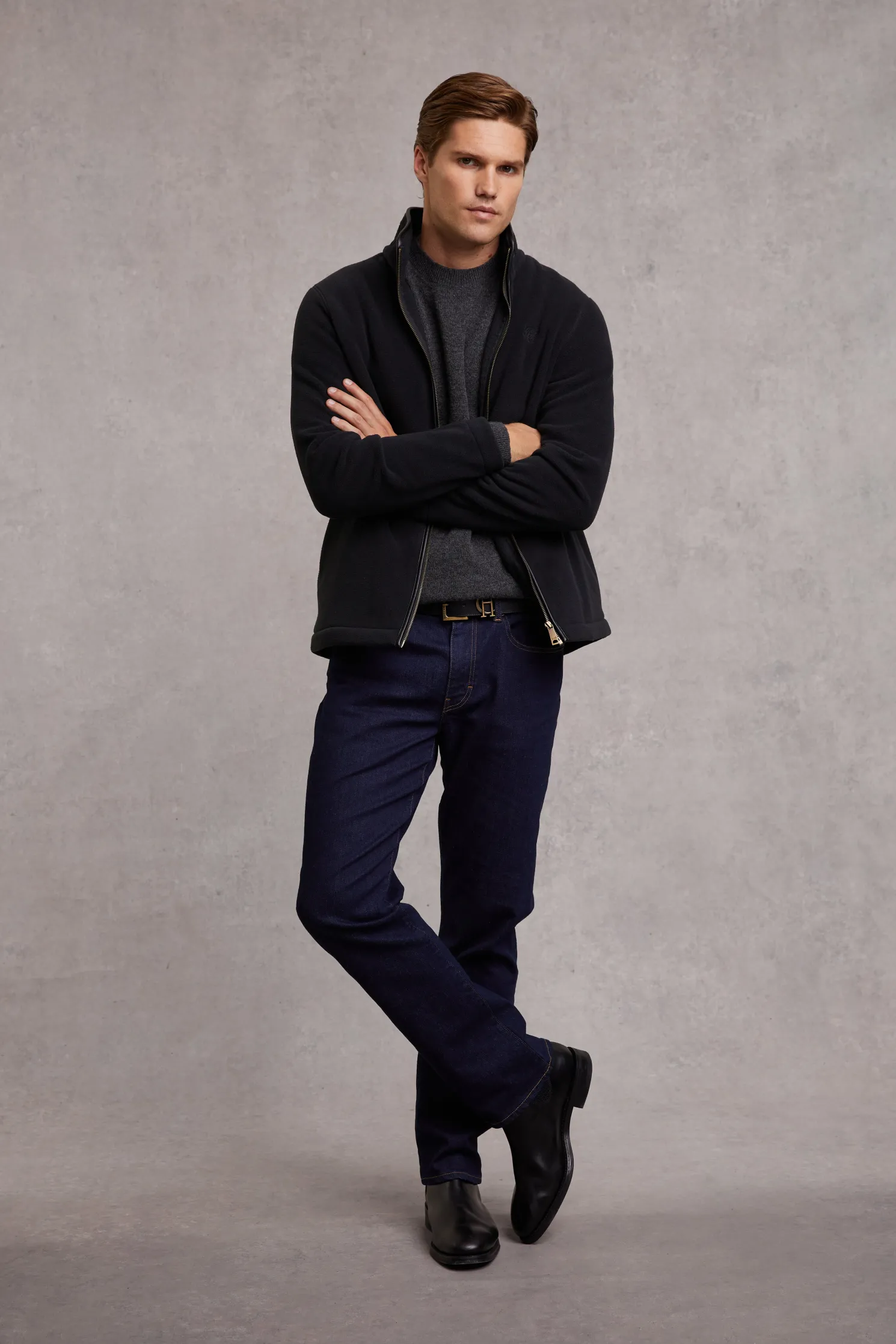 Country Fleece Jacket (Black)