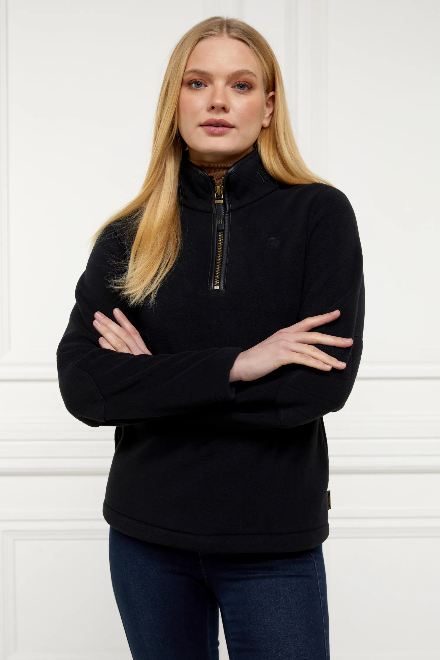Country Fleece Quarter Zip (Black)