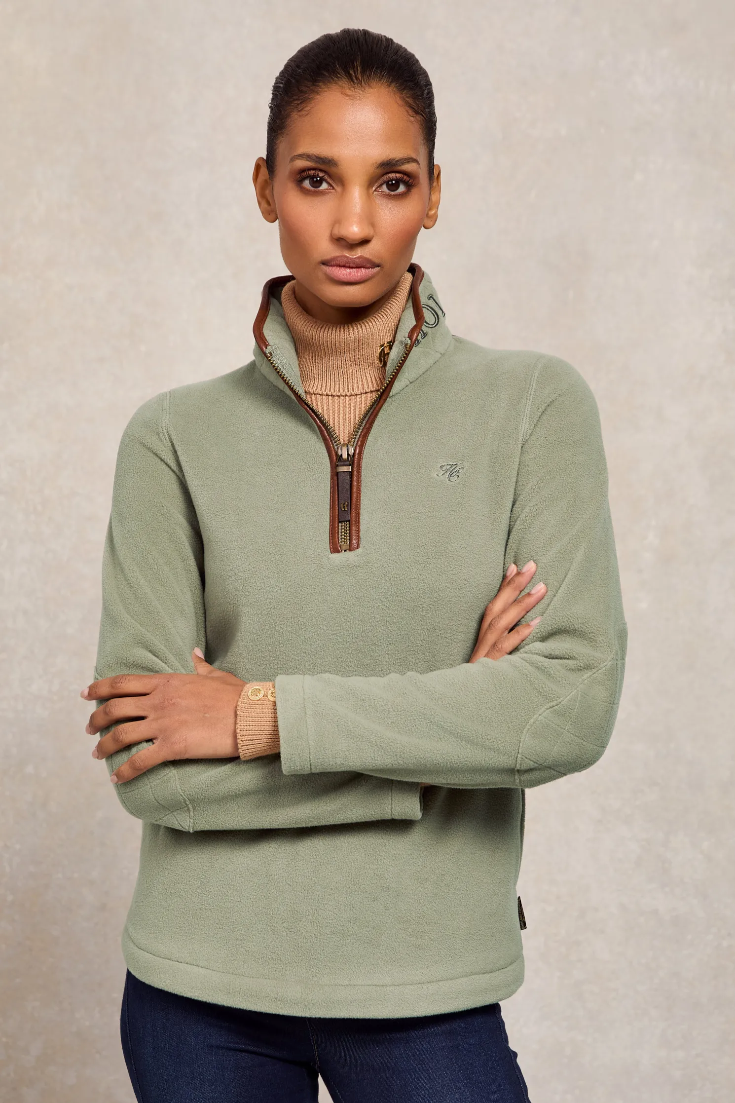 Country Fleece Quarter Zip (Sage)