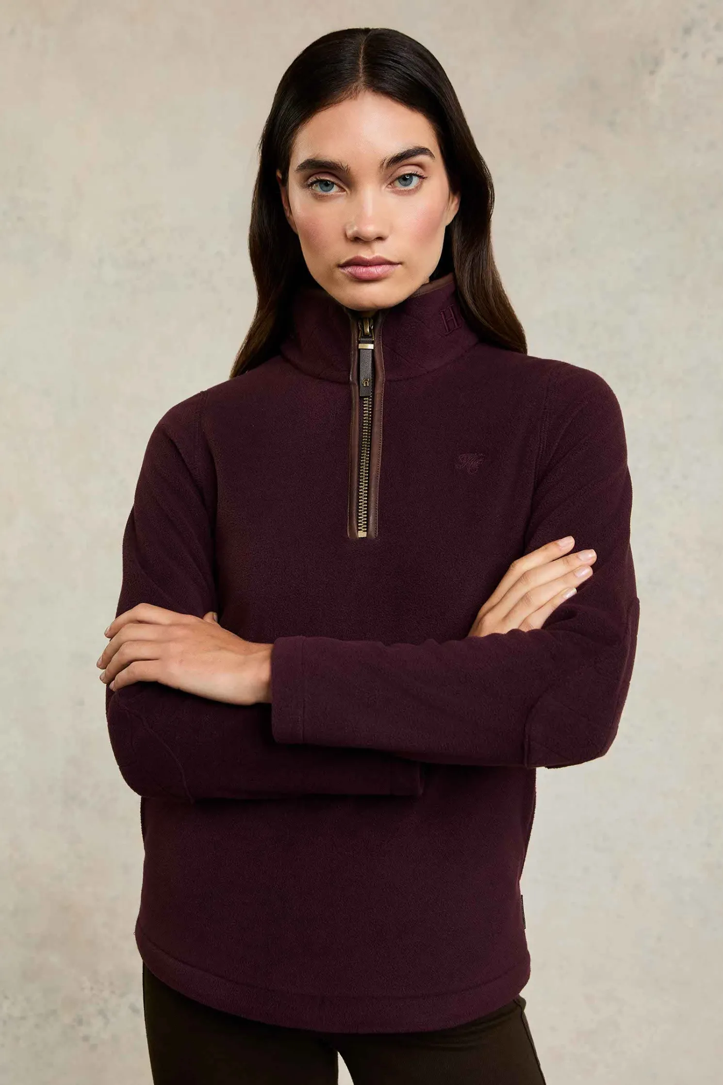 Country Fleece Quarter Zip (Mulberry)