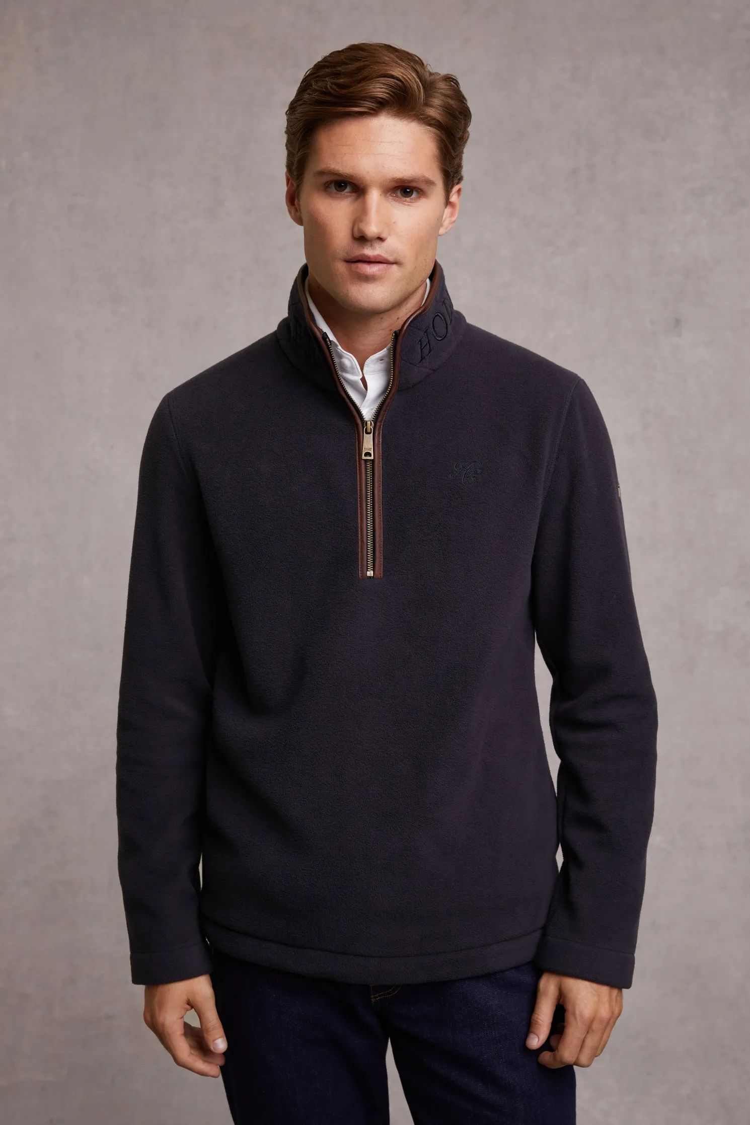 Country Fleece Quarter Zip (Ink Navy)