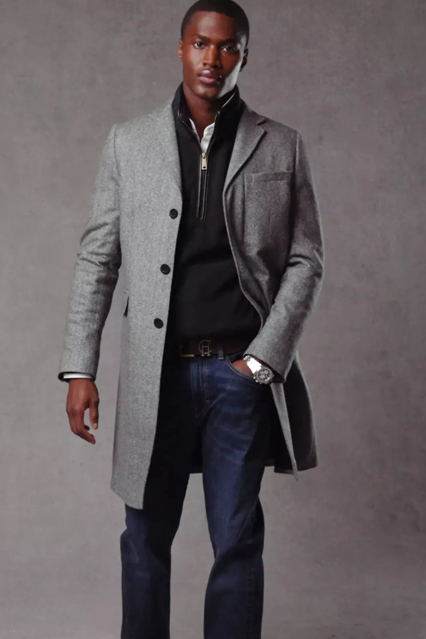 Country Fleece Quarter Zip (Black)