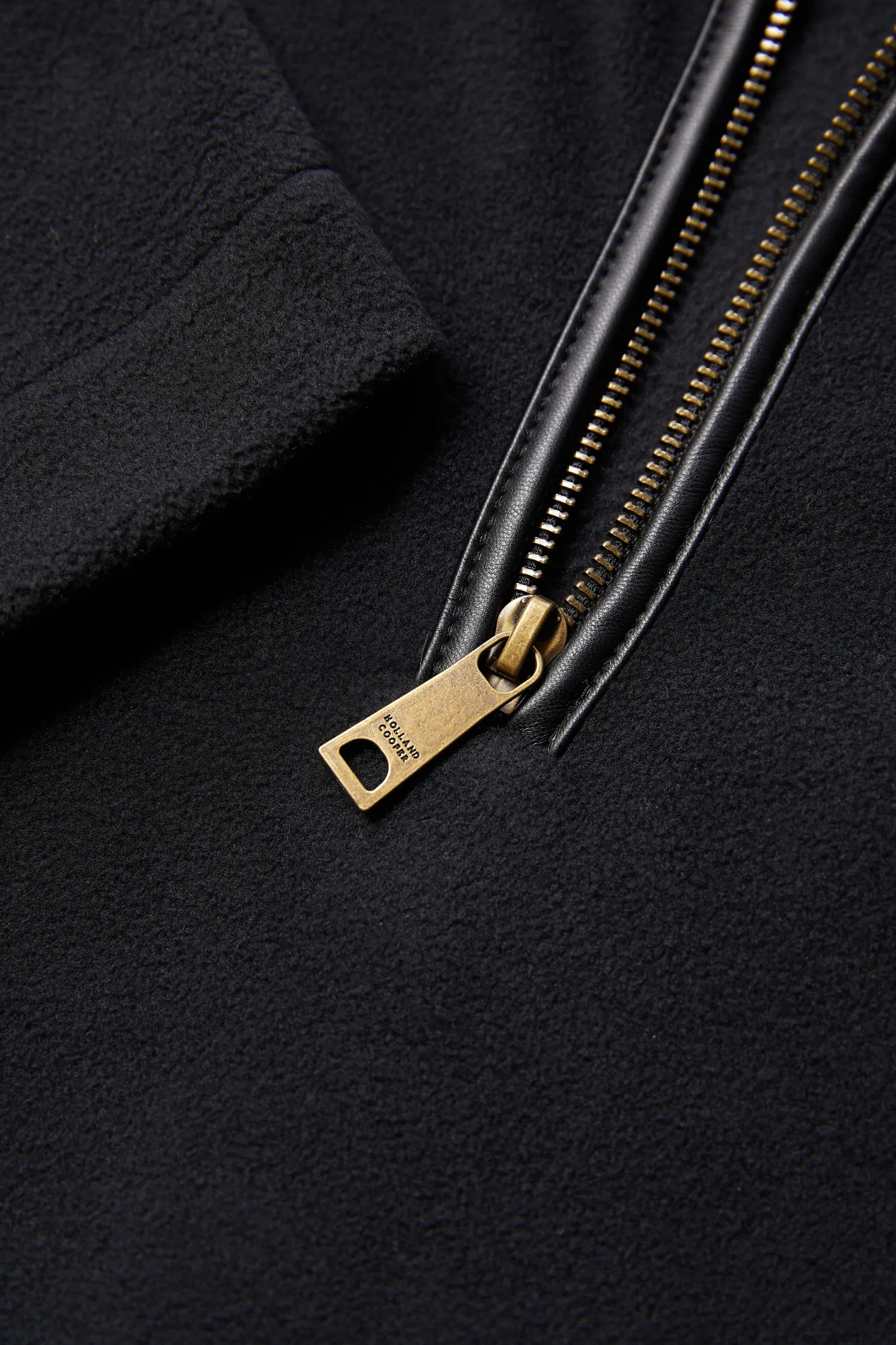 Country Fleece Quarter Zip (Black)