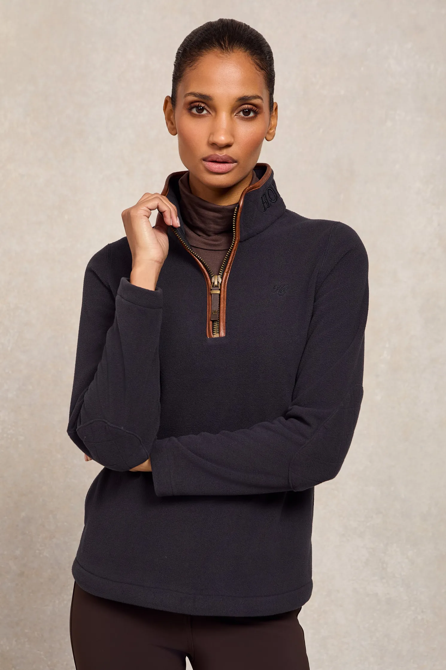 Country Fleece Quarter Zip (Ink Navy)