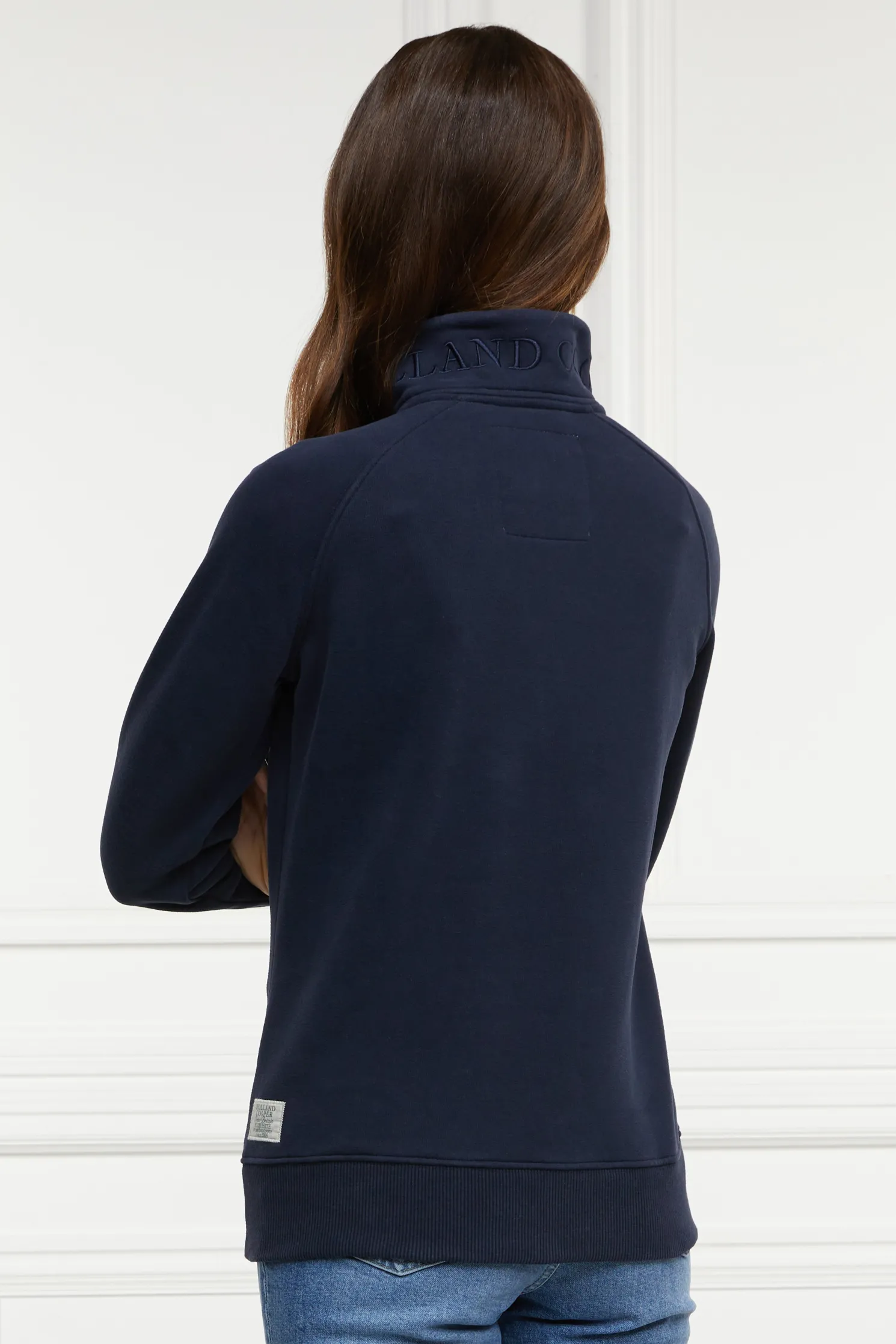 Crest Zip Henley (Ink Navy)