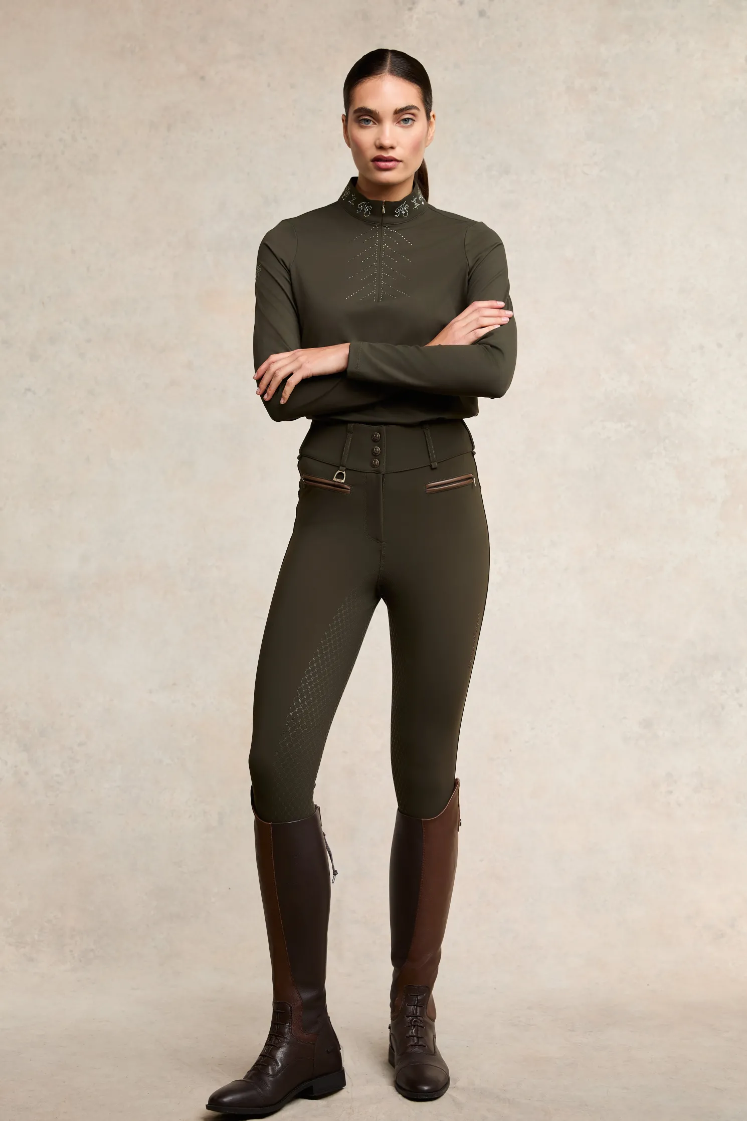 Crystal Base Layer (Dark Olive)