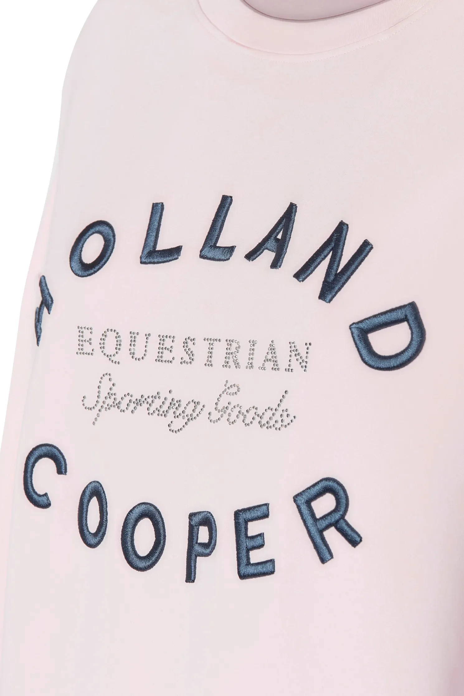 Crystal Crew Neck Sweat (Blush)