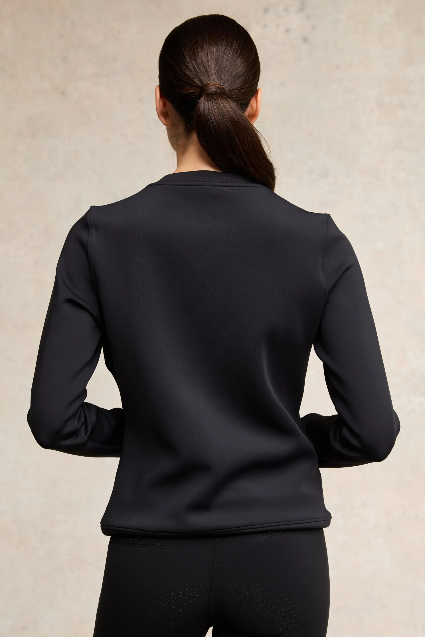 Crystal Crew Neck Sweat (Black)