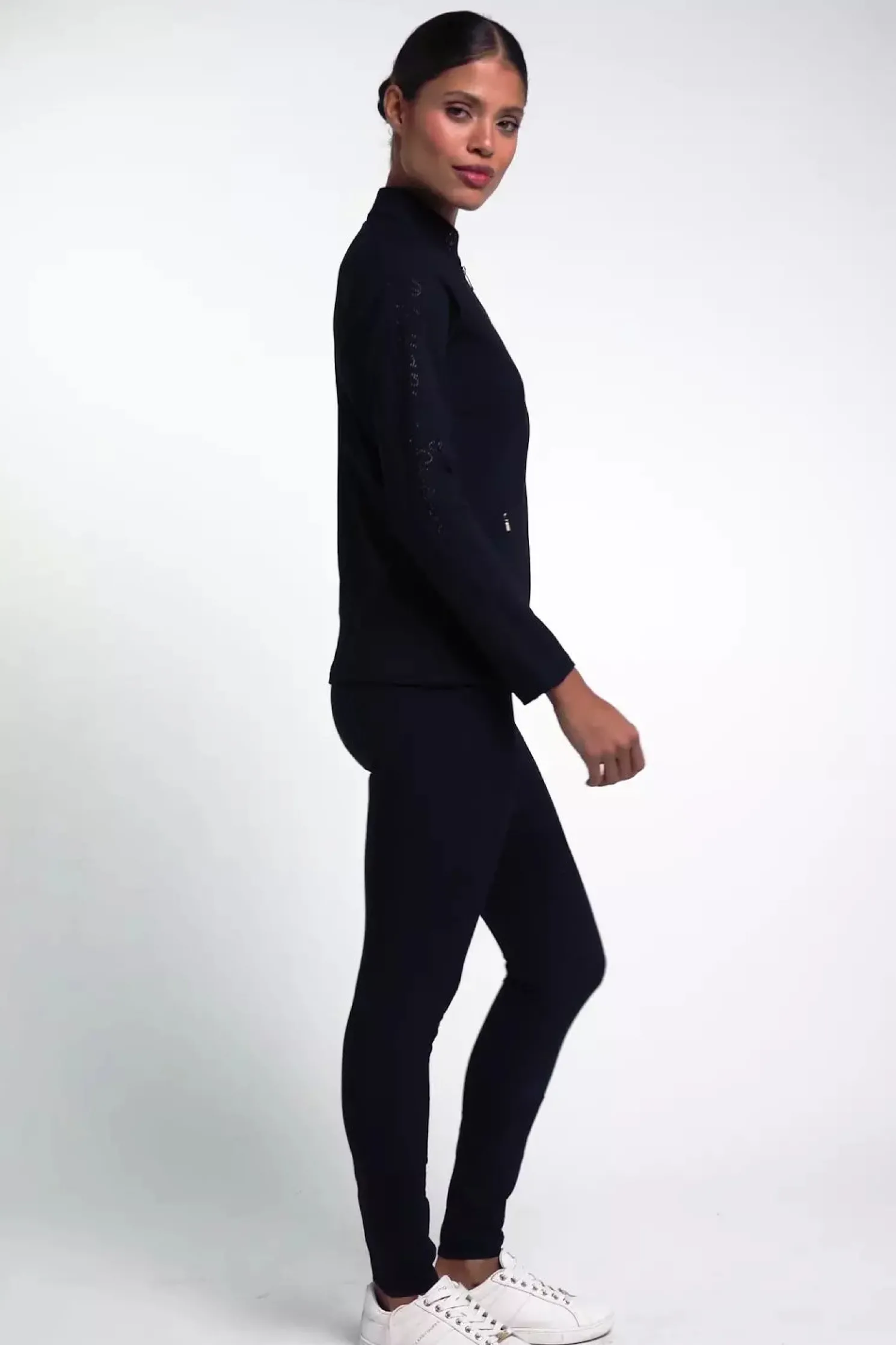 Crystal Zip Jacket (Ink Navy)