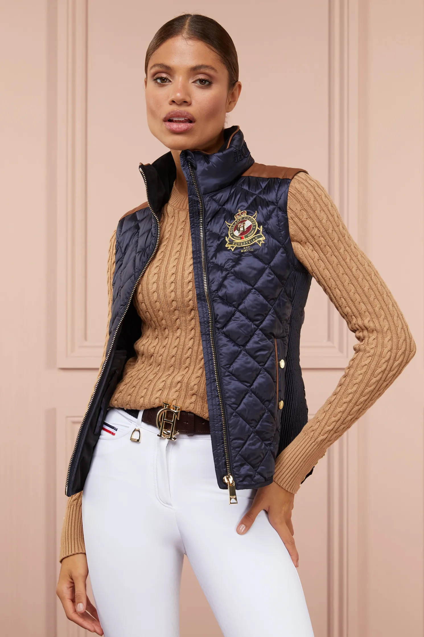 Diamond Quilt Classic Gilet (Ink Navy)