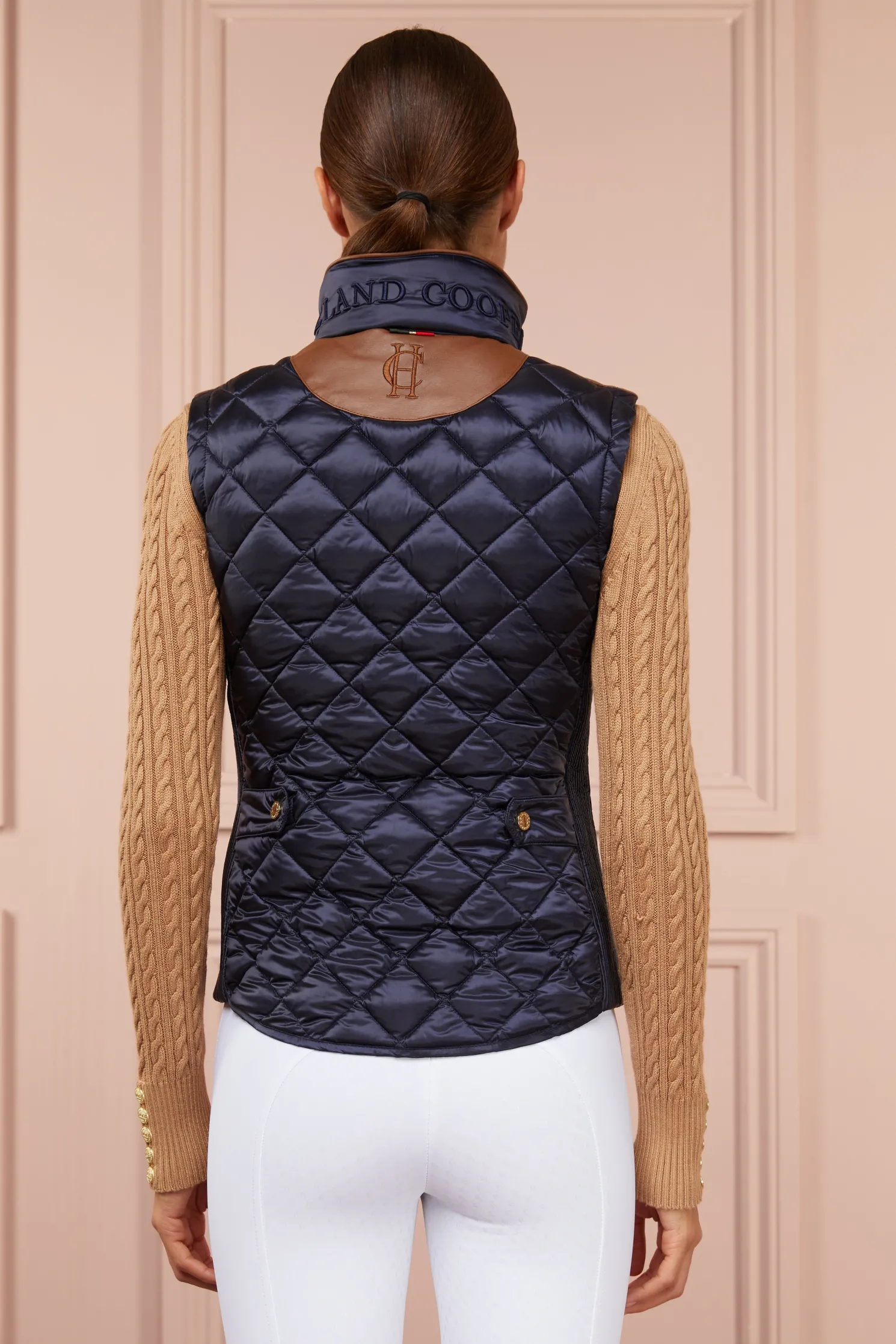 Diamond Quilt Classic Gilet (Ink Navy)