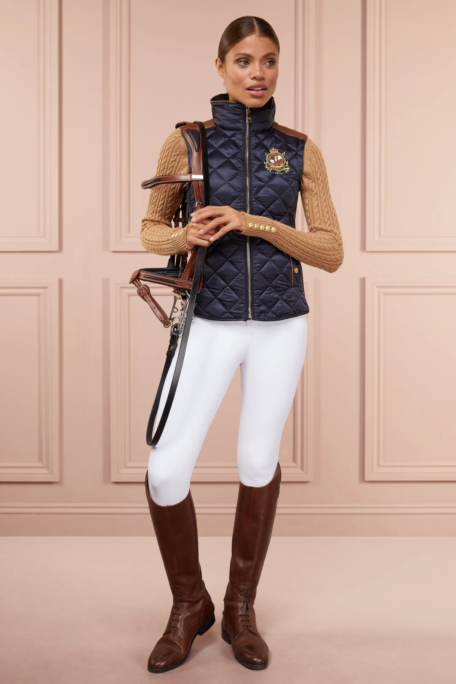 Diamond Quilt Classic Gilet (Ink Navy)