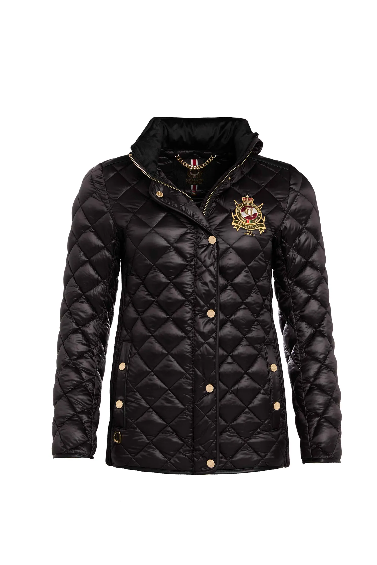 Diamond Quilt Classic Jacket (Black)