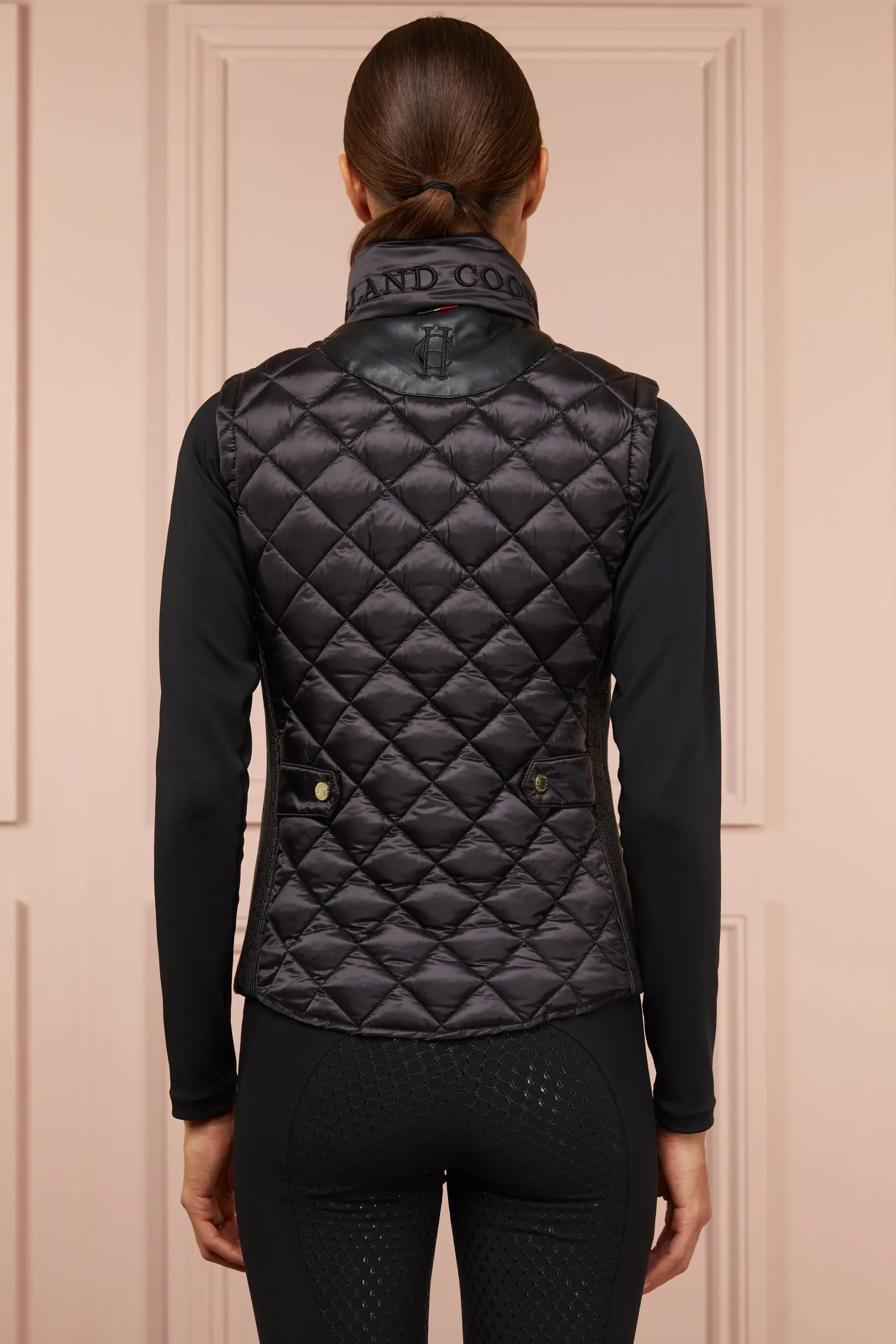 Diamond Quilt Classic Gilet (Black)
