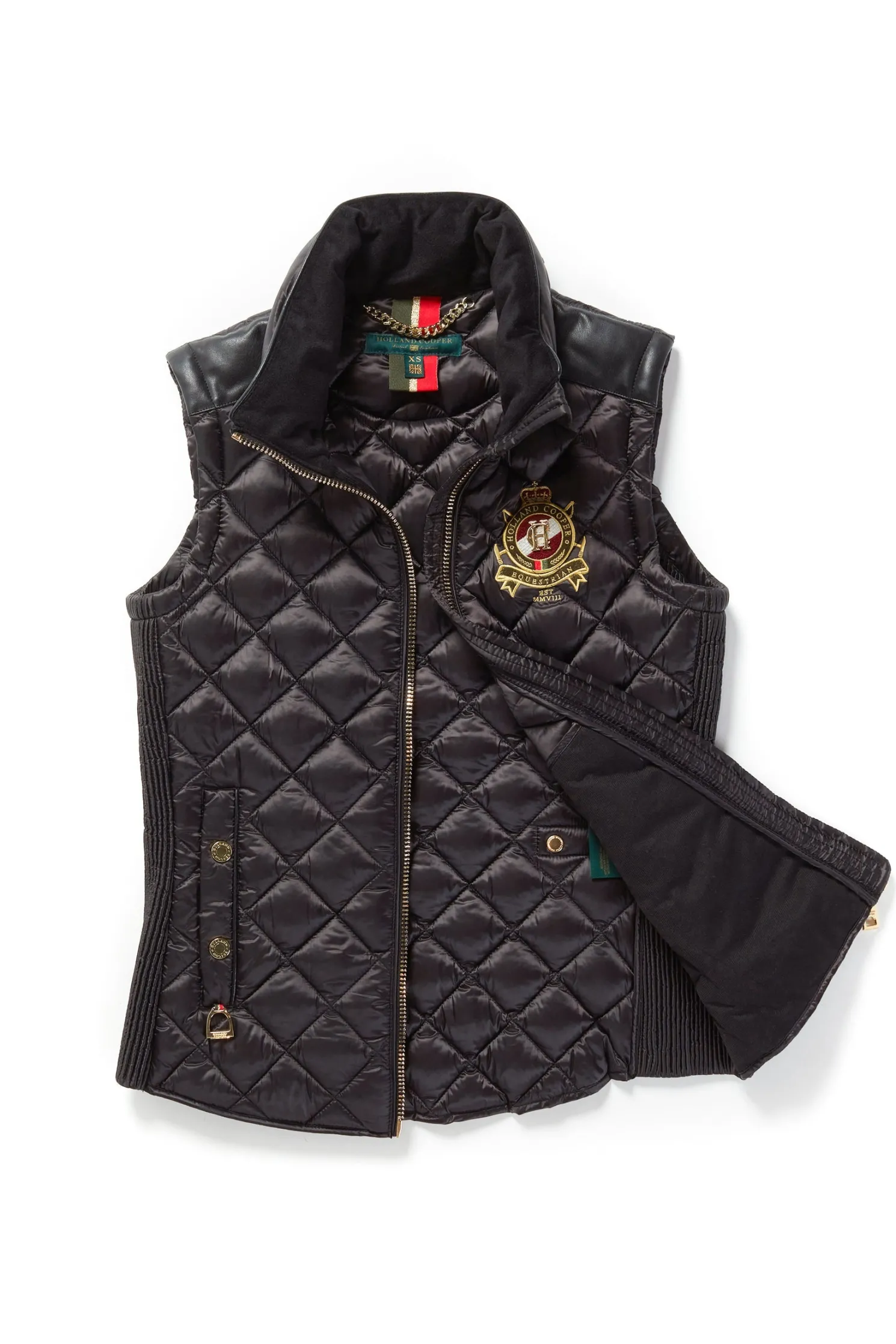 Diamond Quilt Classic Gilet (Black)