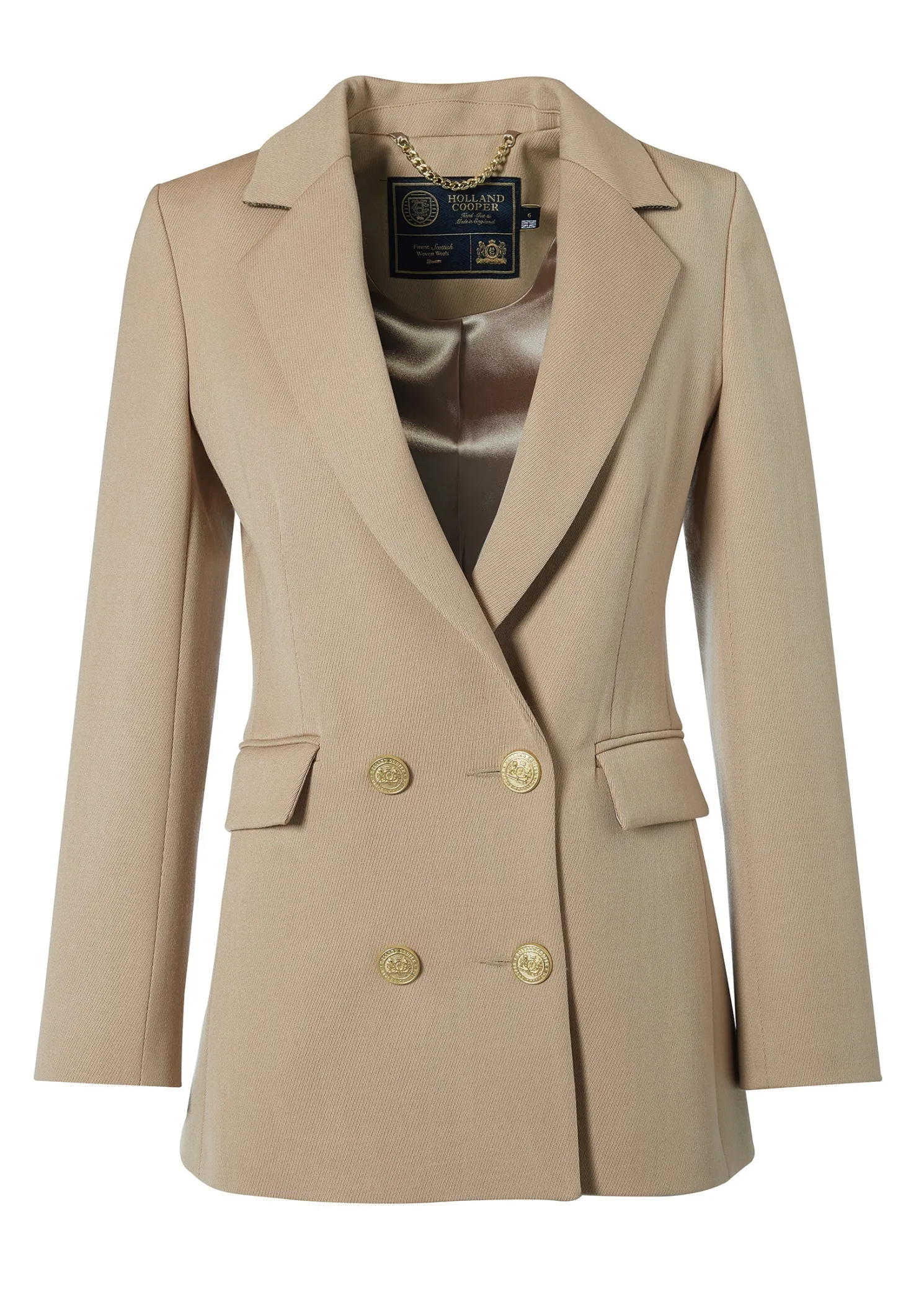 Double Breasted Blazer (Camel Twill)