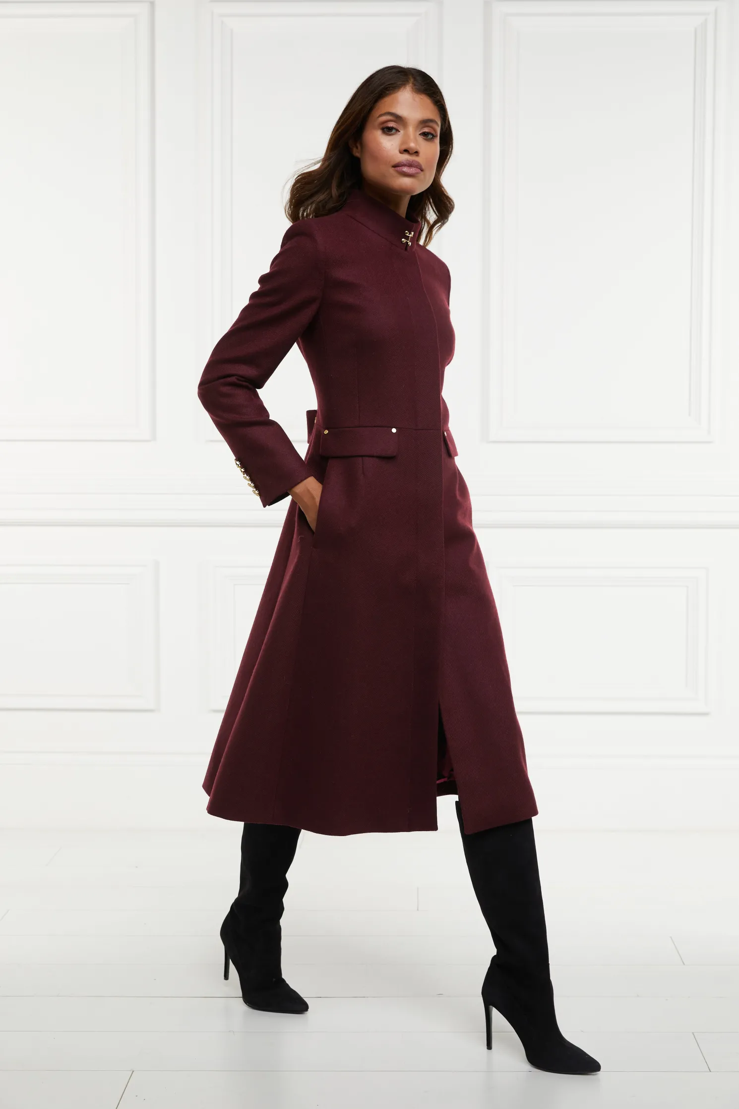 Dowdeswell Coat (Mulberry)