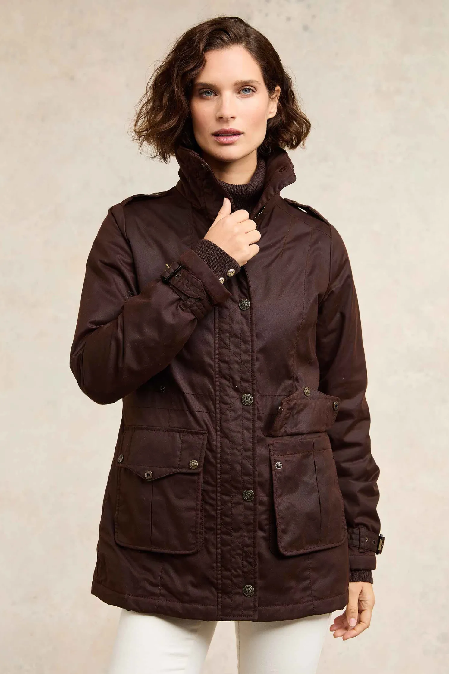 Durham Wax Jacket (Chocolate)
