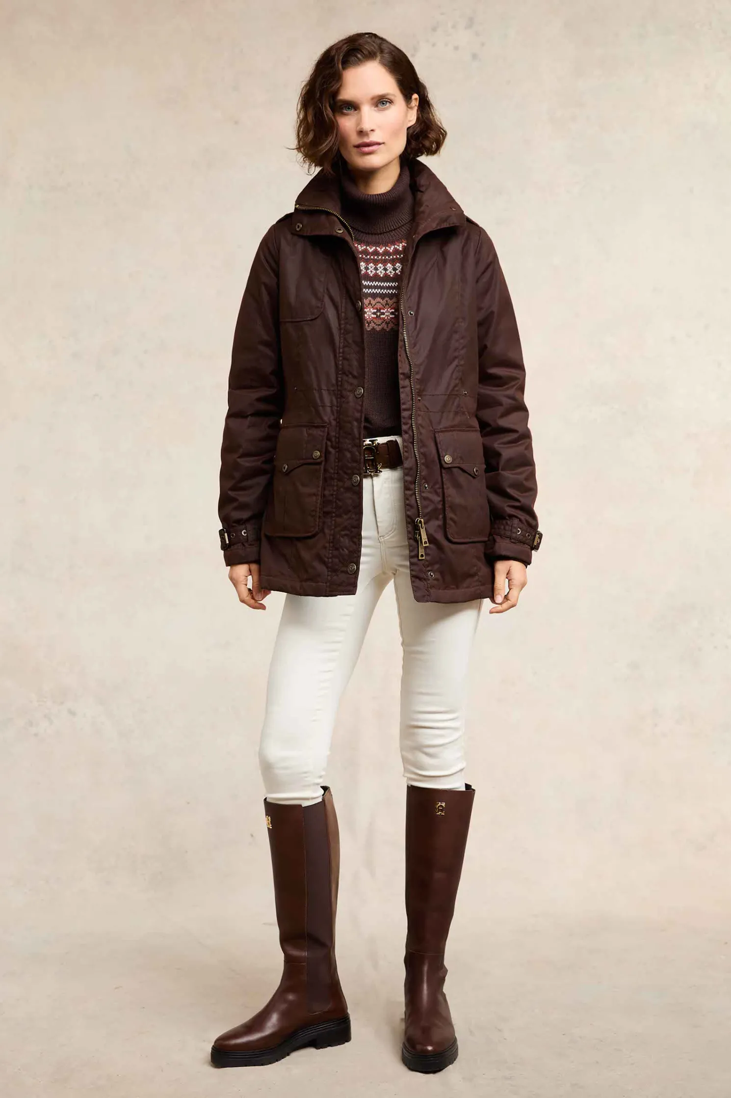 Durham Wax Jacket (Chocolate)