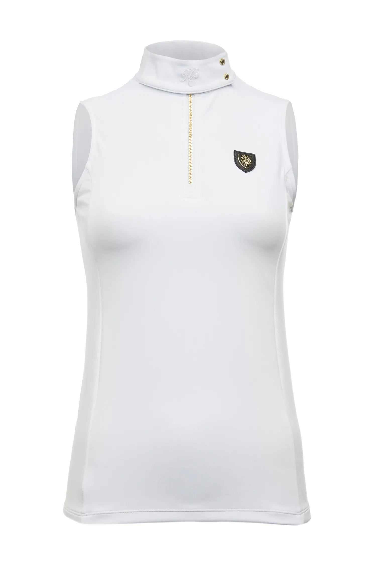 Elite Sleeveless Base Layer (White)