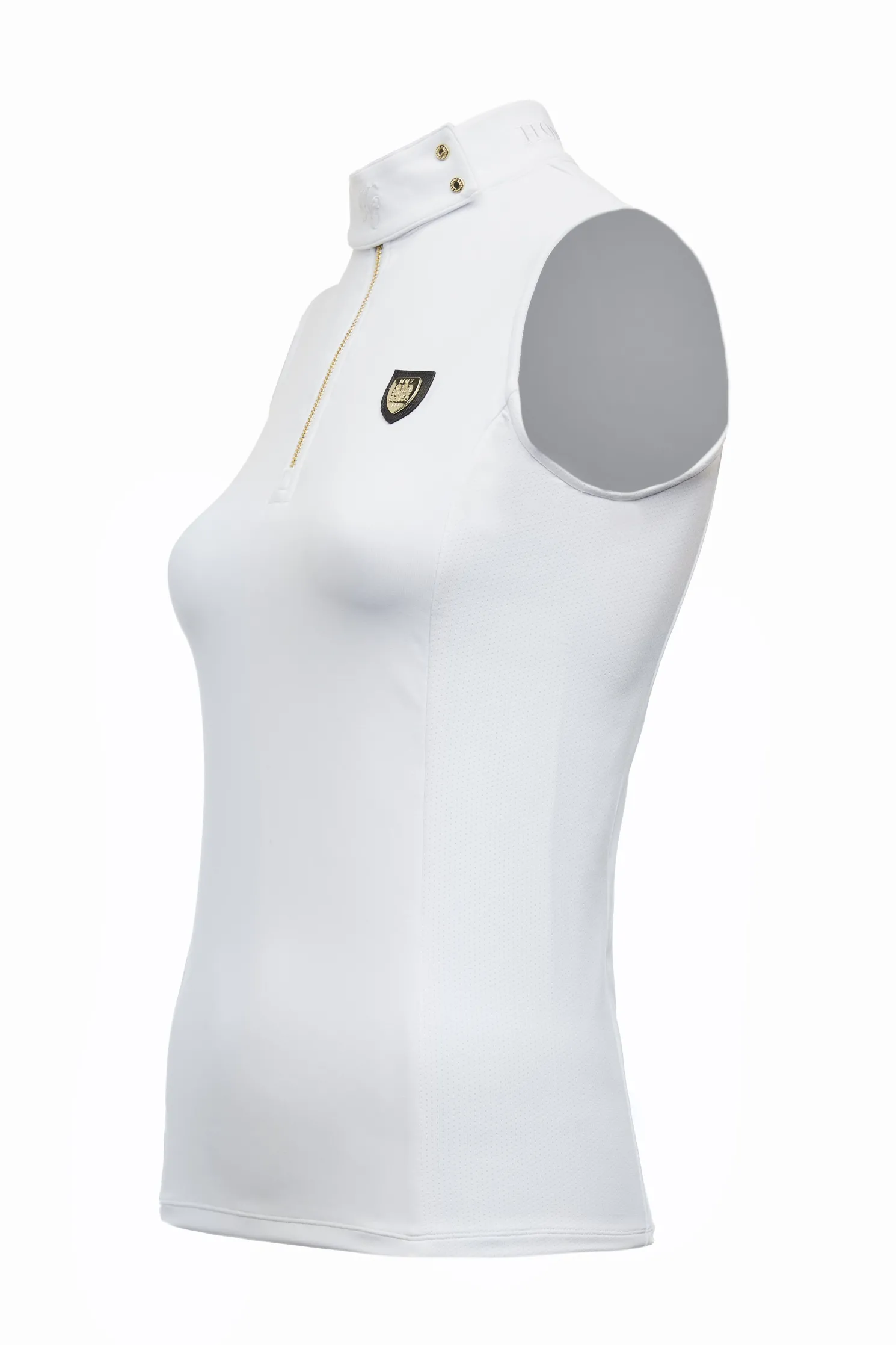 Elite Sleeveless Base Layer (White)
