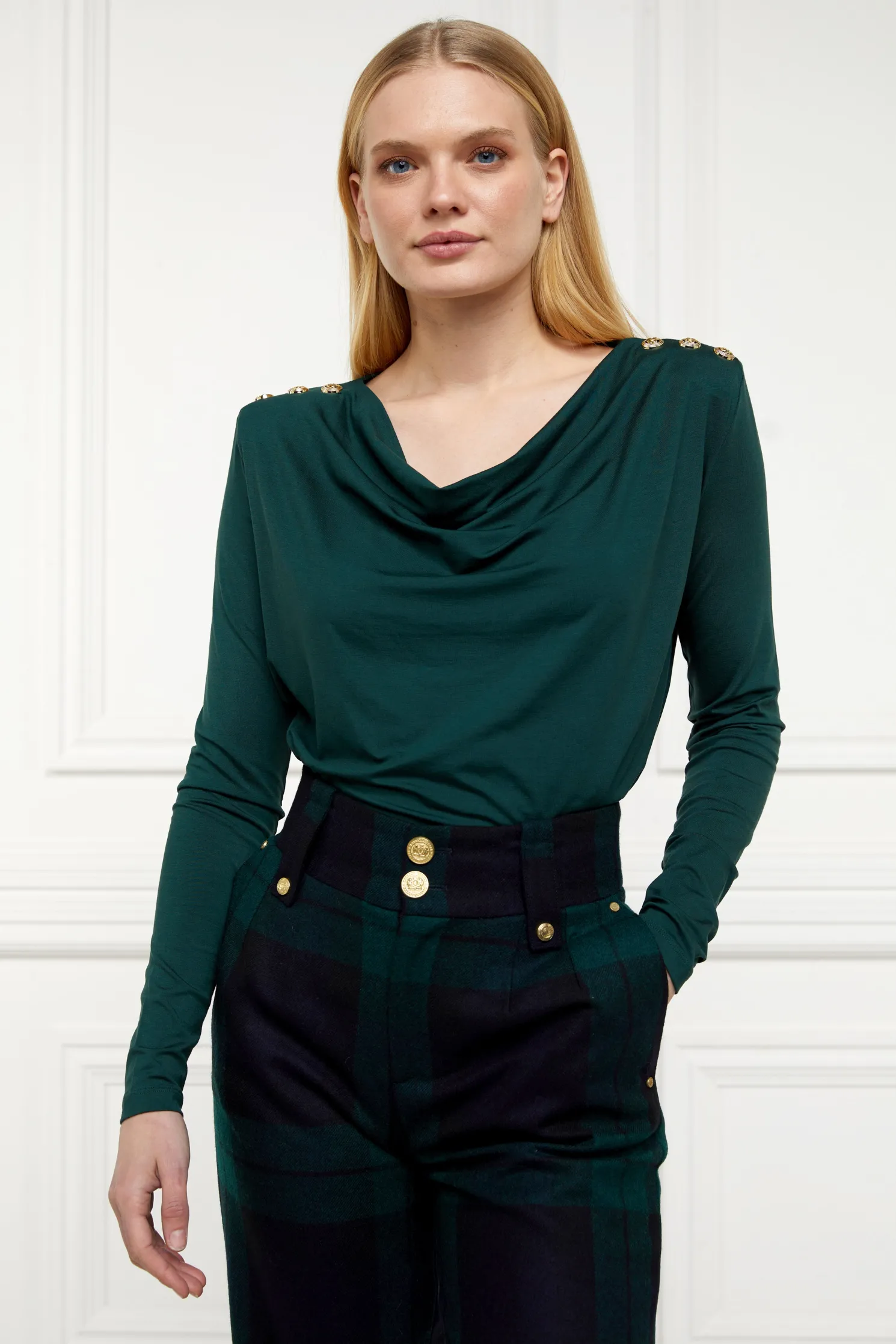 Ellen Top (Deep Emerald)