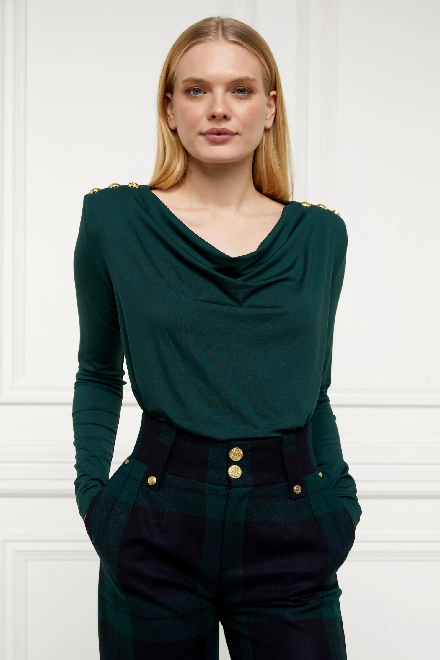Ellen Top (Deep Emerald)