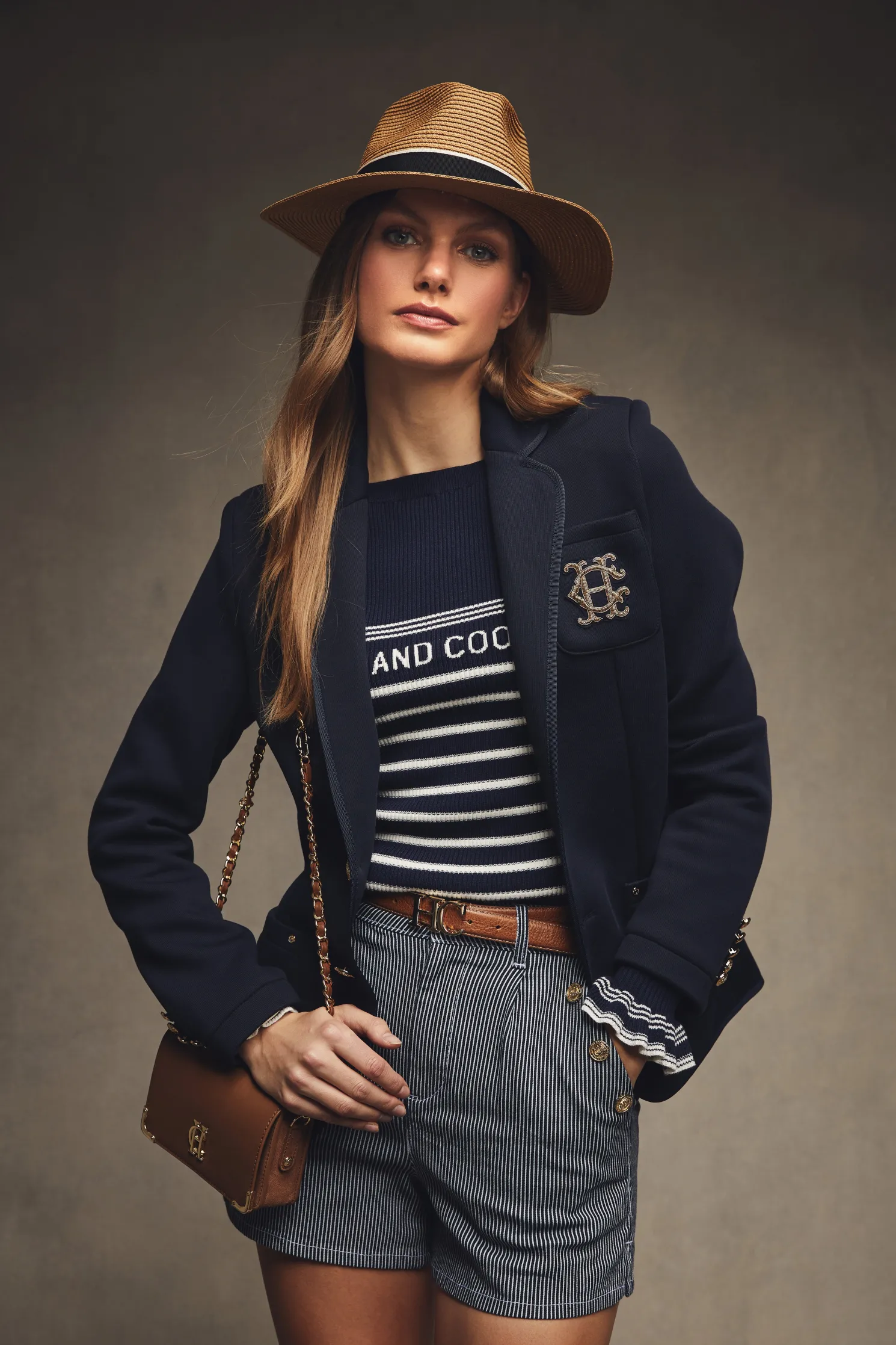 Francesca Hat (Camel Black)