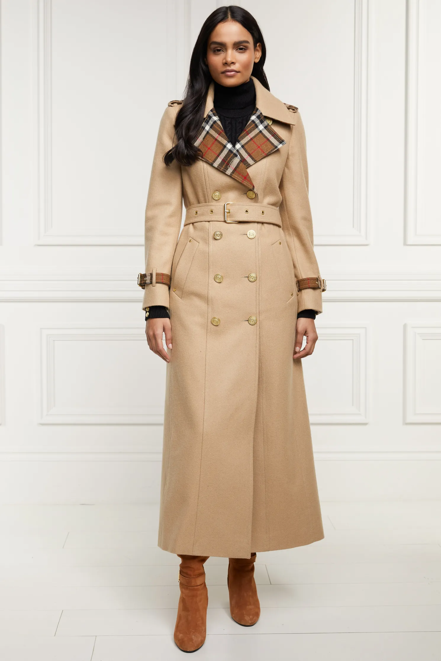 Full Length Chelsea Trench Coat (Camel)