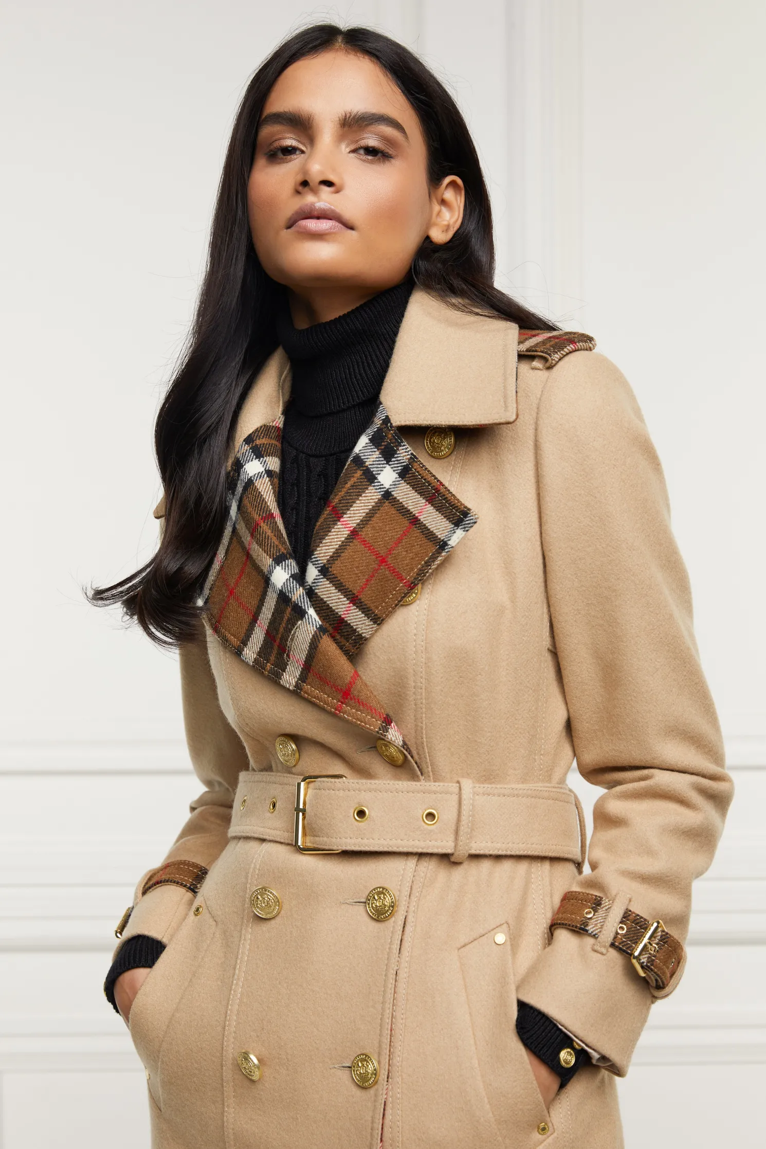 Full Length Chelsea Trench Coat (Camel)