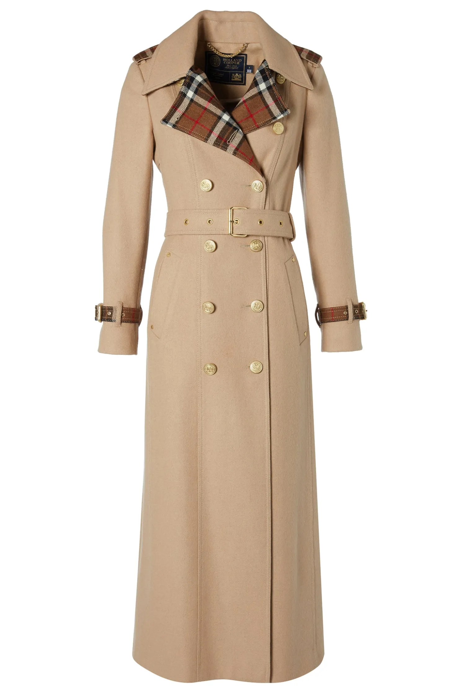 Full Length Chelsea Trench Coat (Camel)