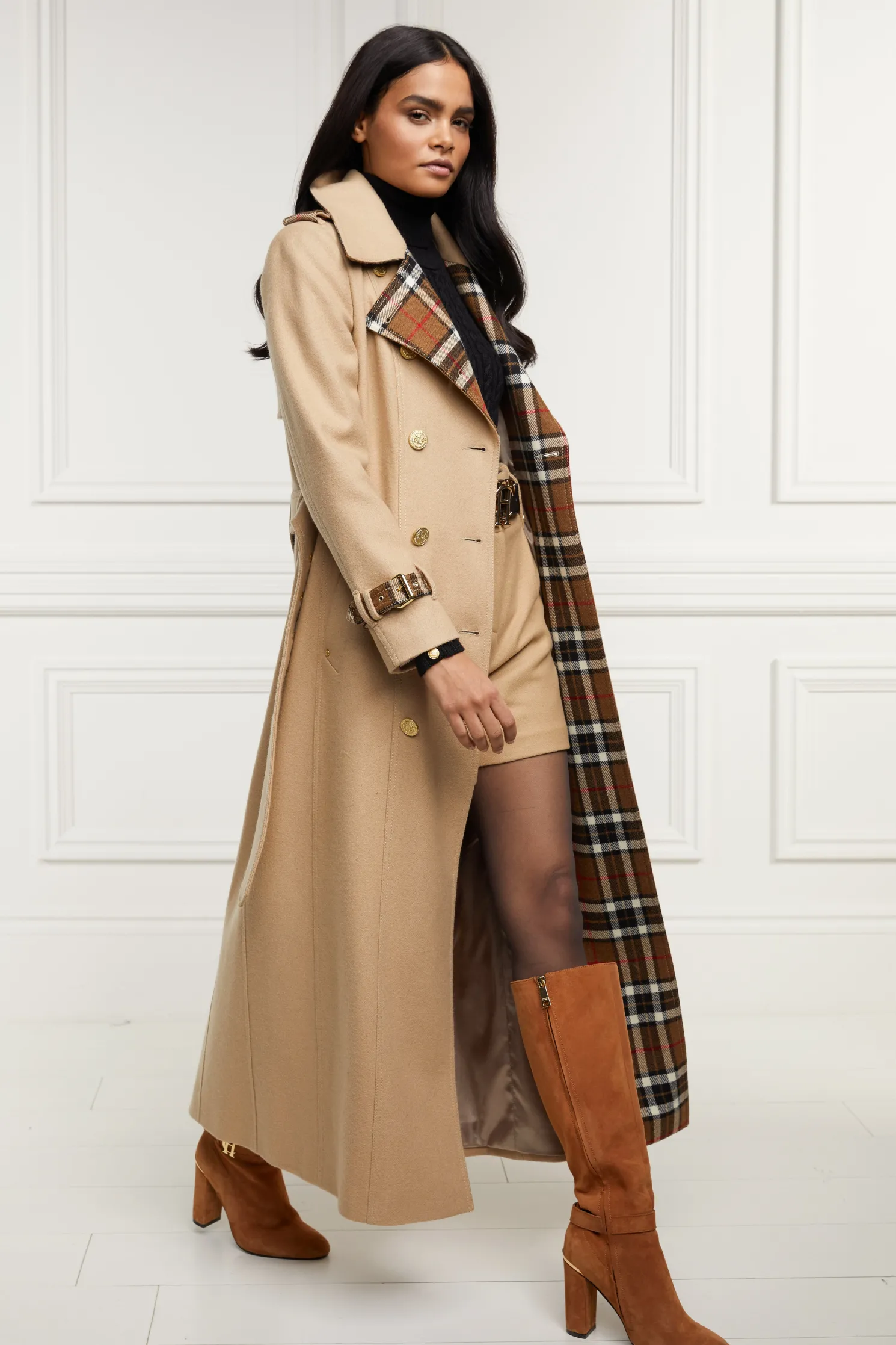 Full Length Chelsea Trench Coat (Camel)