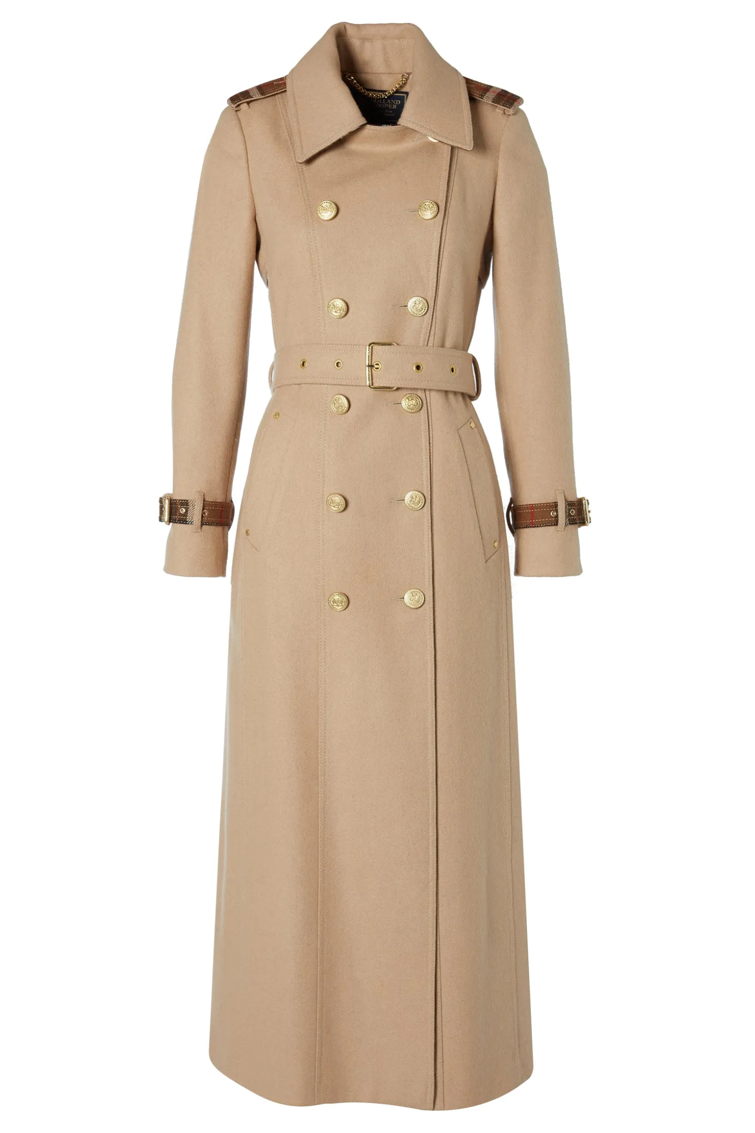 Full Length Chelsea Trench Coat (Camel)