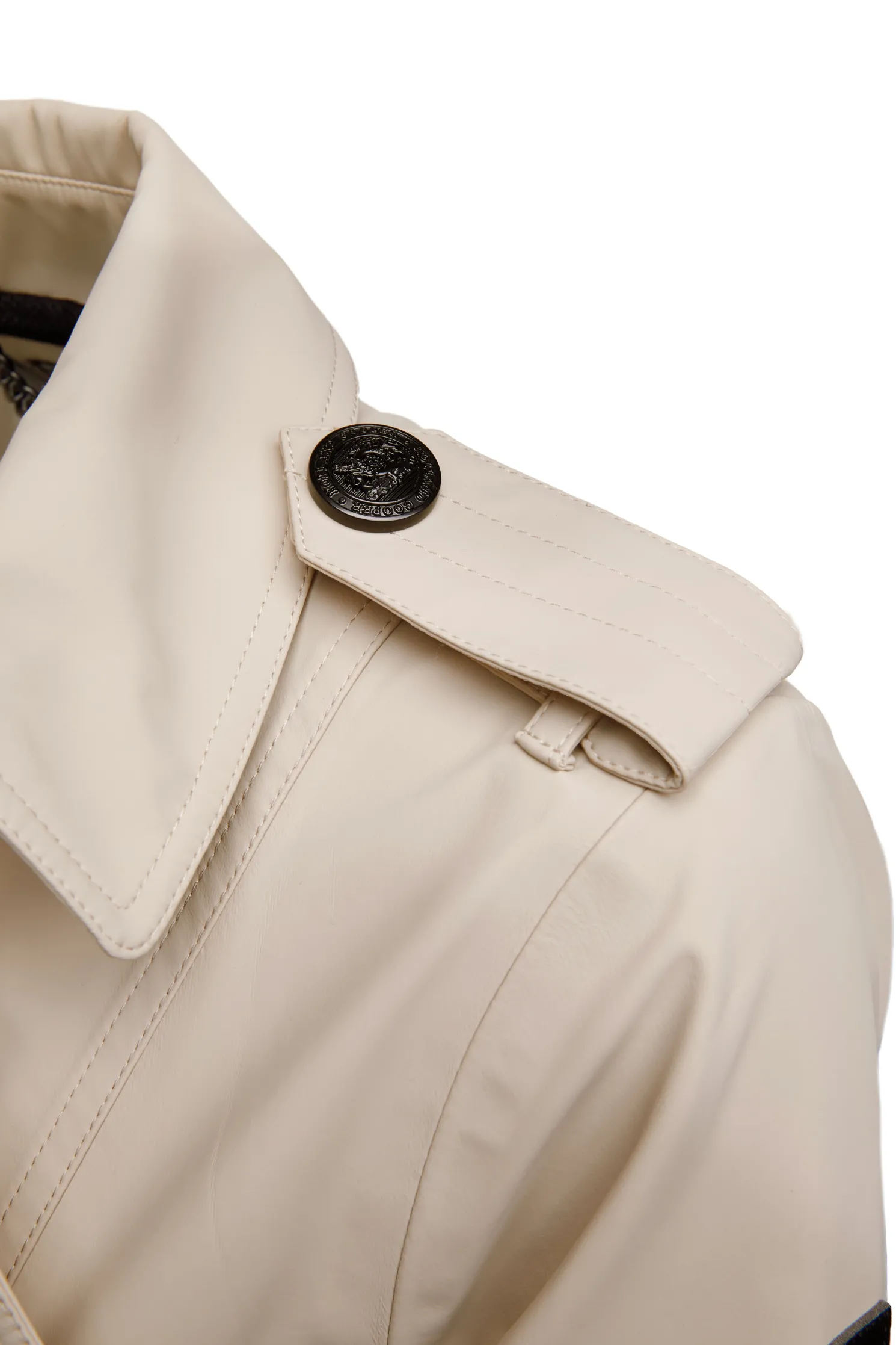 Full Length Kendal Waterproof Trench Coat (Stone)