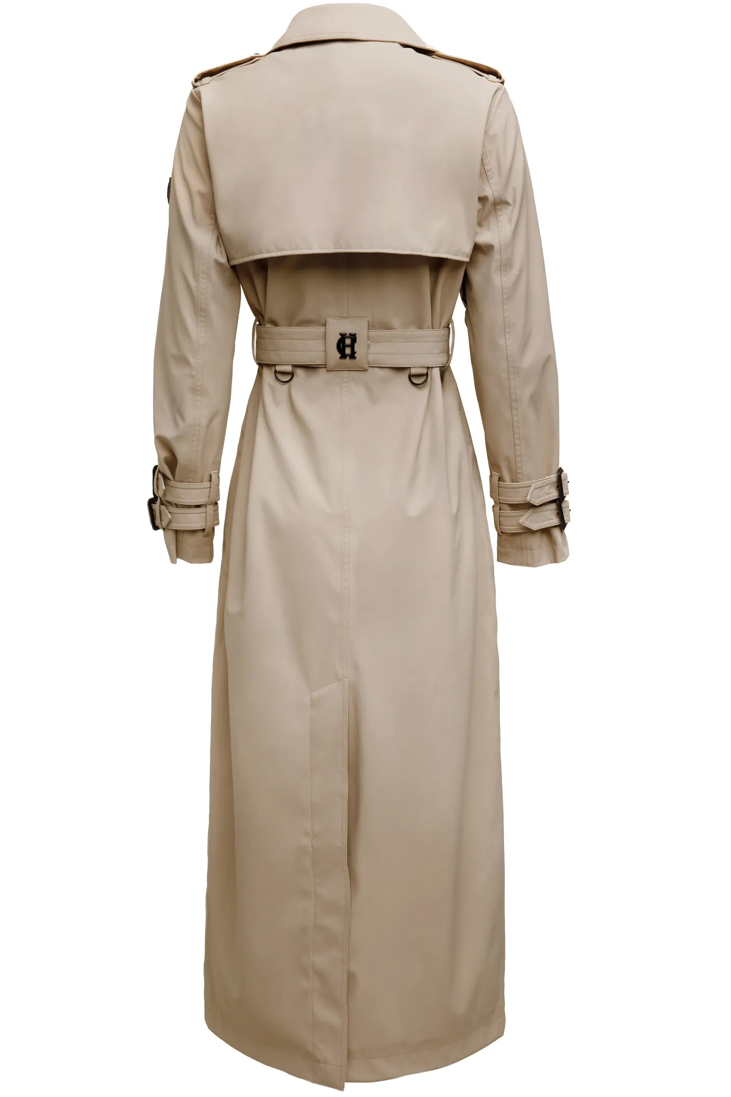 Full Length Kendal Waterproof Trench Coat (Stone)