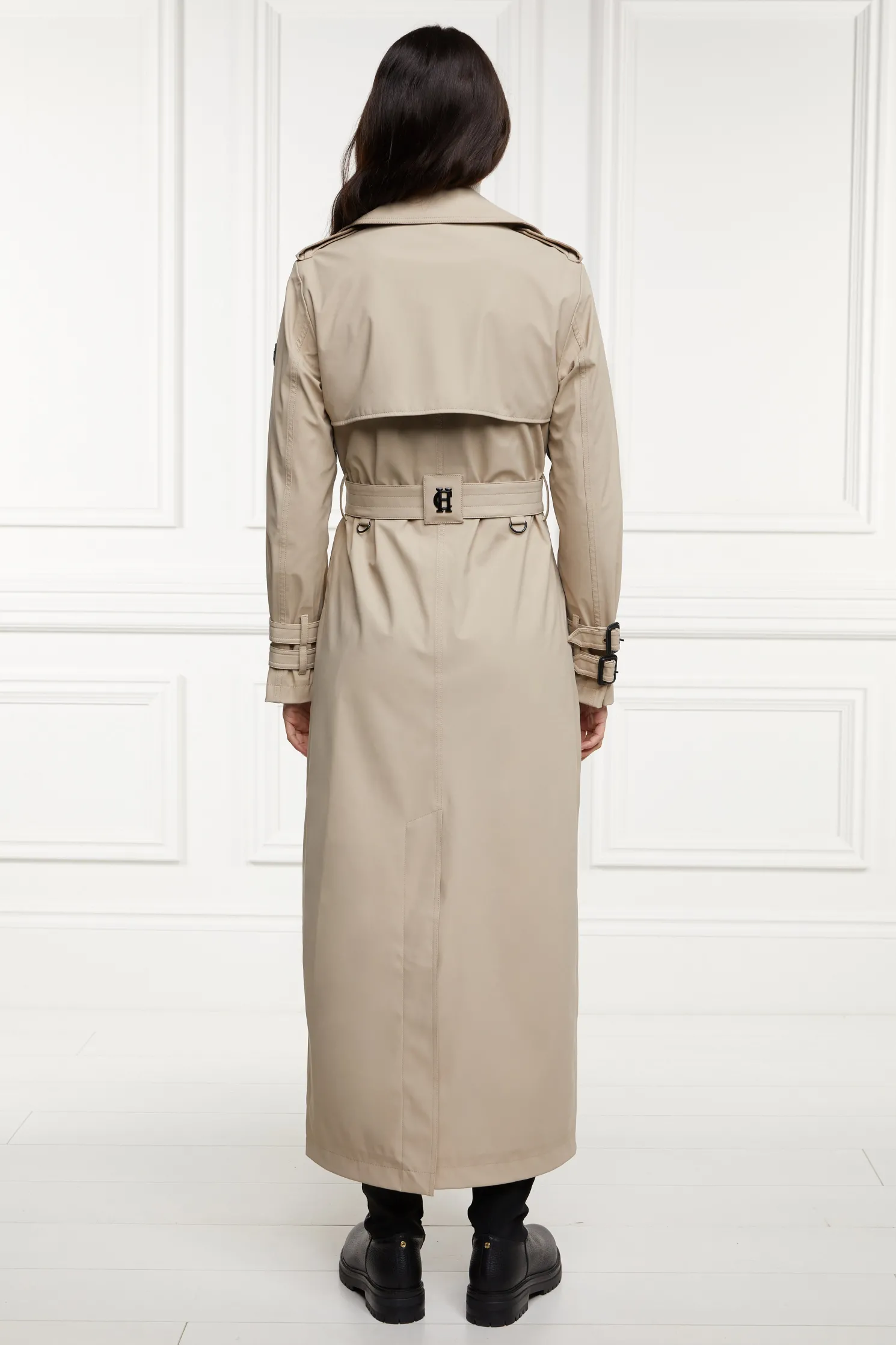 Full Length Kendal Waterproof Trench Coat (Stone)