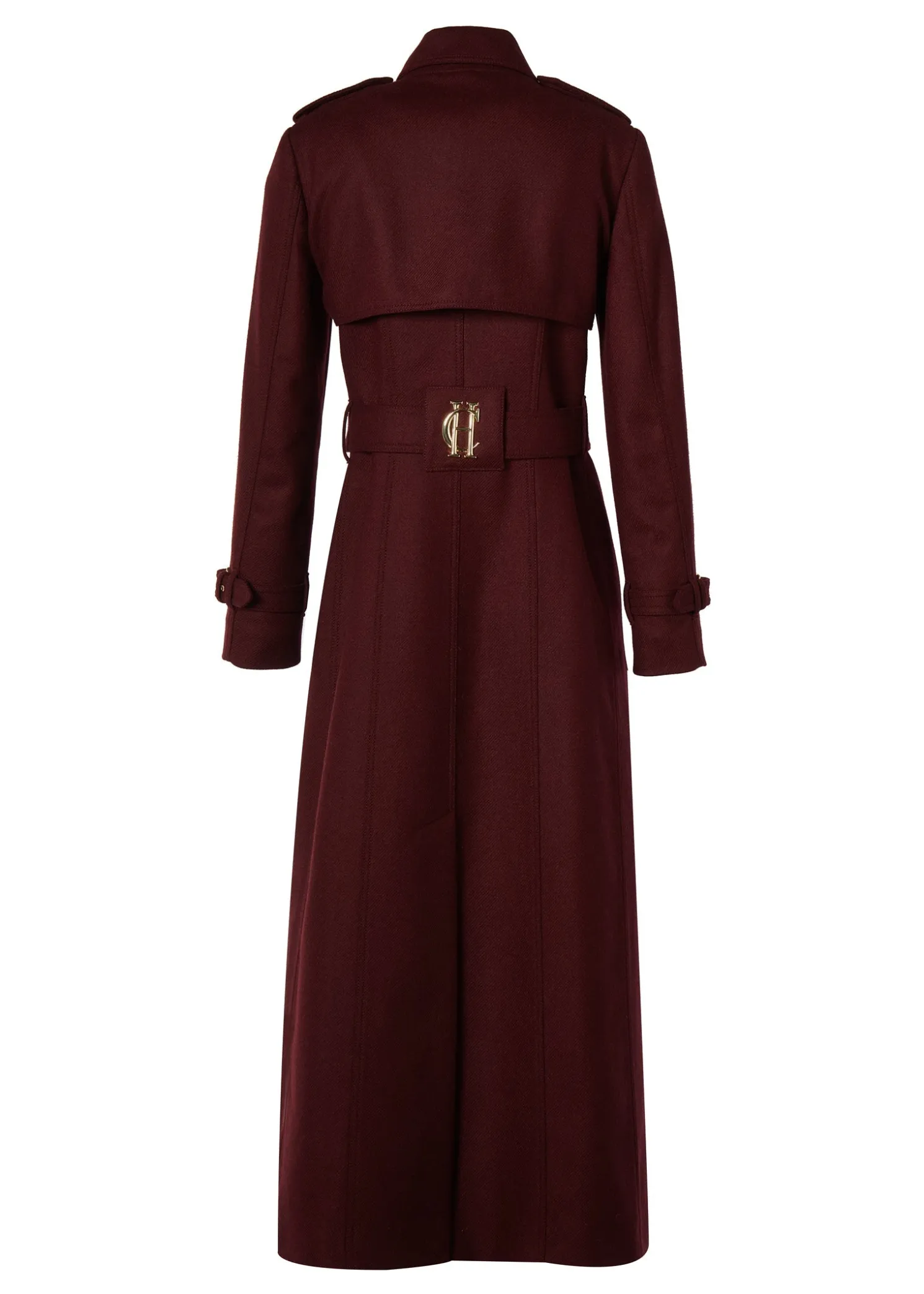 Full Length Marlborough Trench Coat (Mulberry)