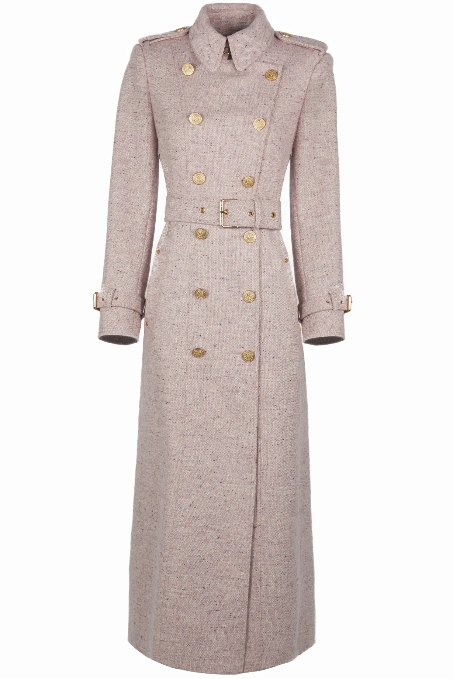 Full Length Marlborough Trench Coat (Anniversary Pink)