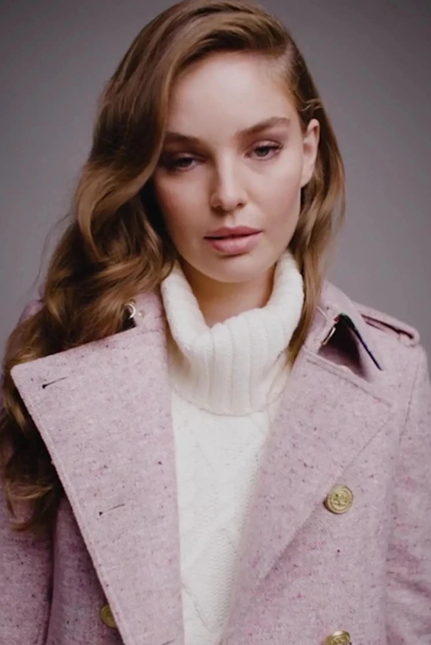 Full Length Marlborough Trench Coat (Anniversary Pink)