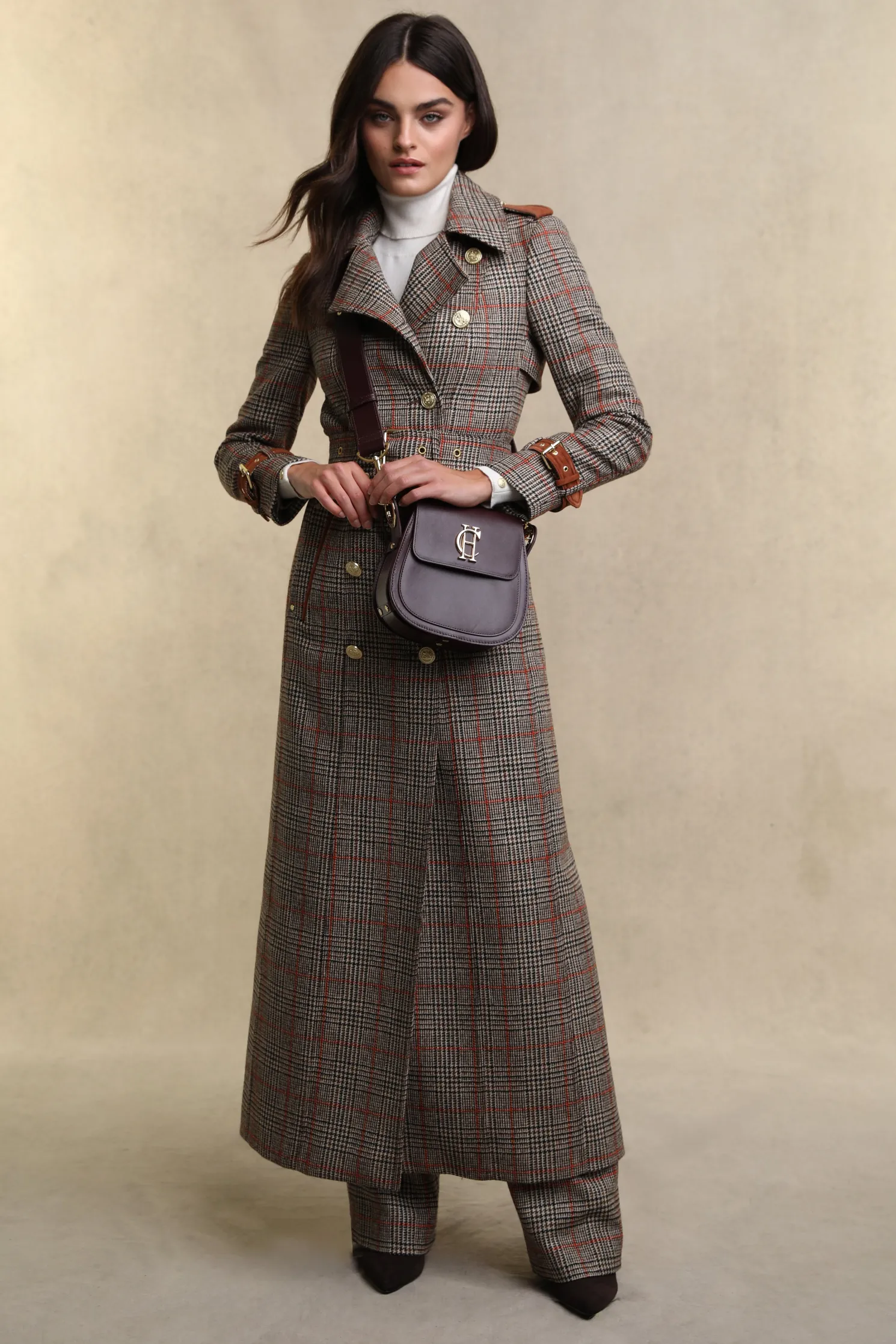 Full Length Marlborough Trench Coat (Orange Windsor)