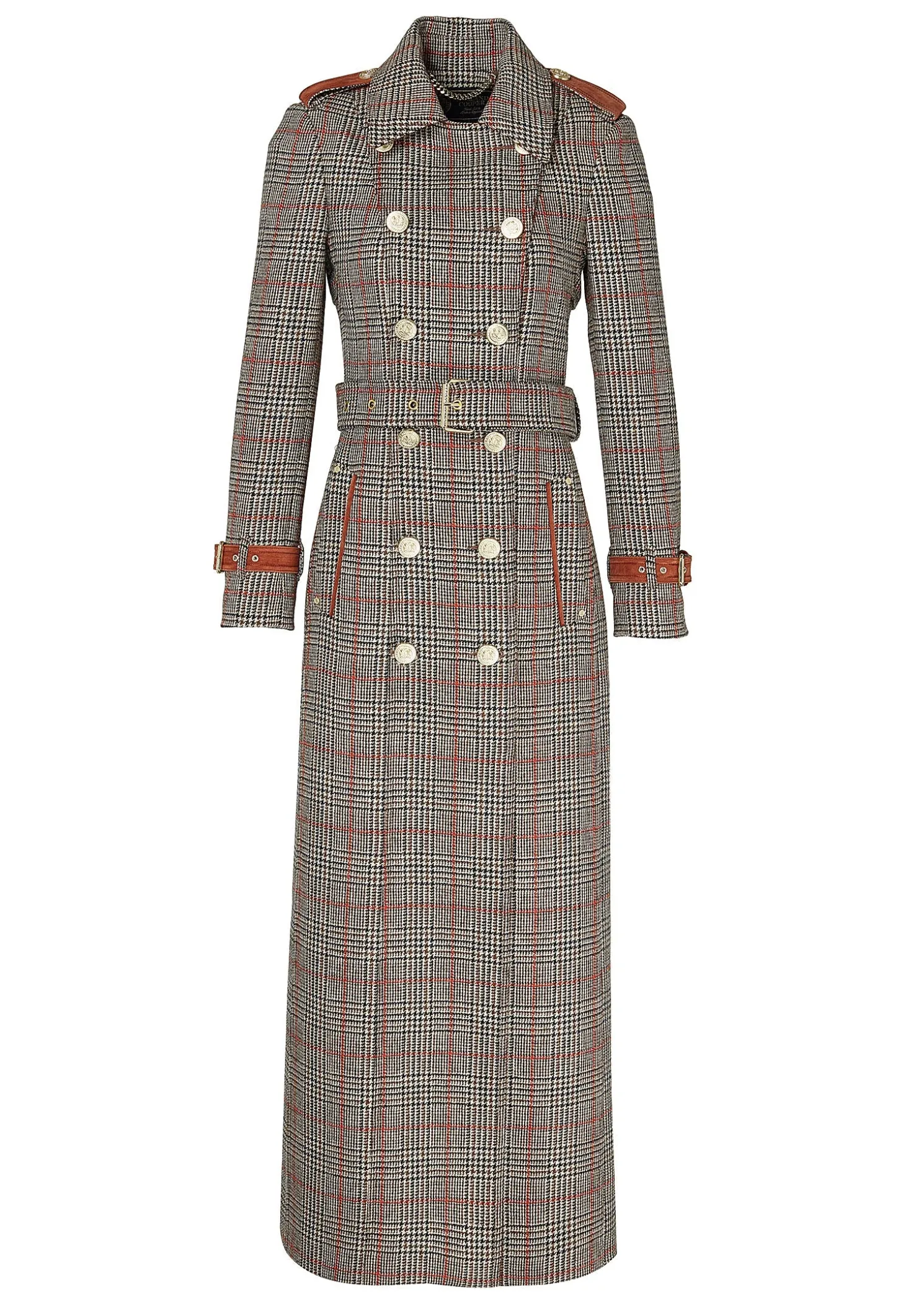 Full Length Marlborough Trench Coat (Orange Windsor)