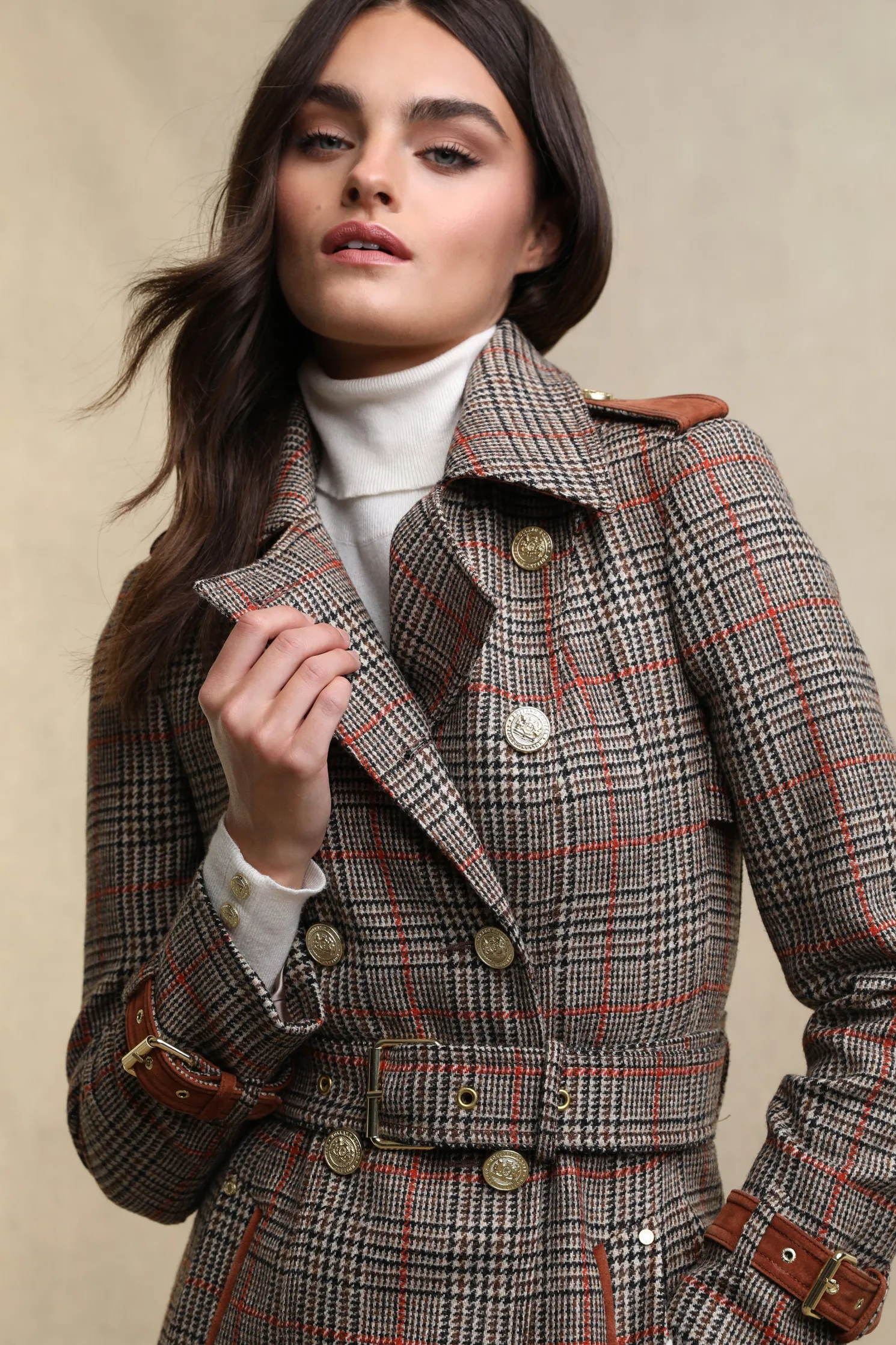 Full Length Marlborough Trench Coat (Orange Windsor)