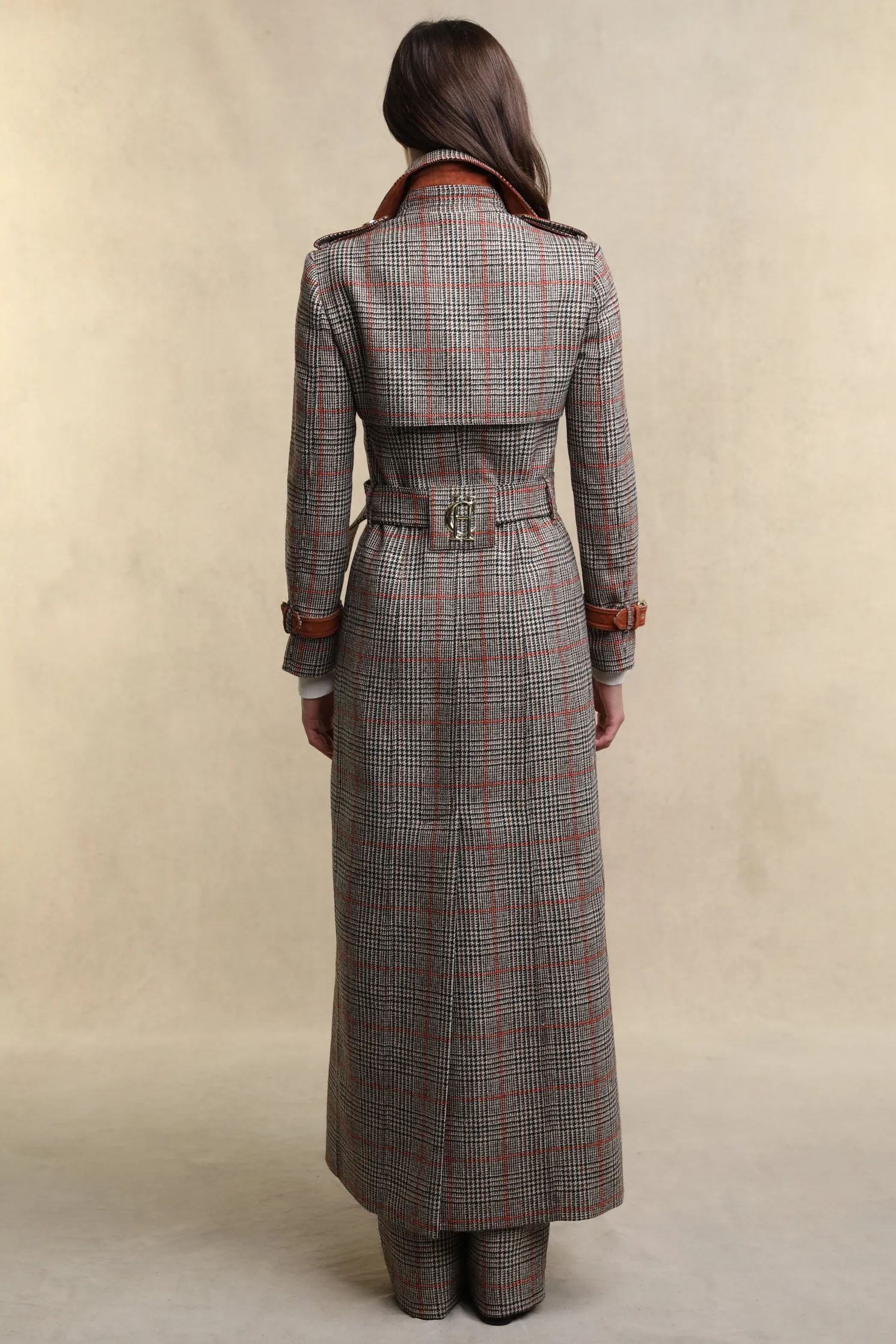 Full Length Marlborough Trench Coat (Orange Windsor)