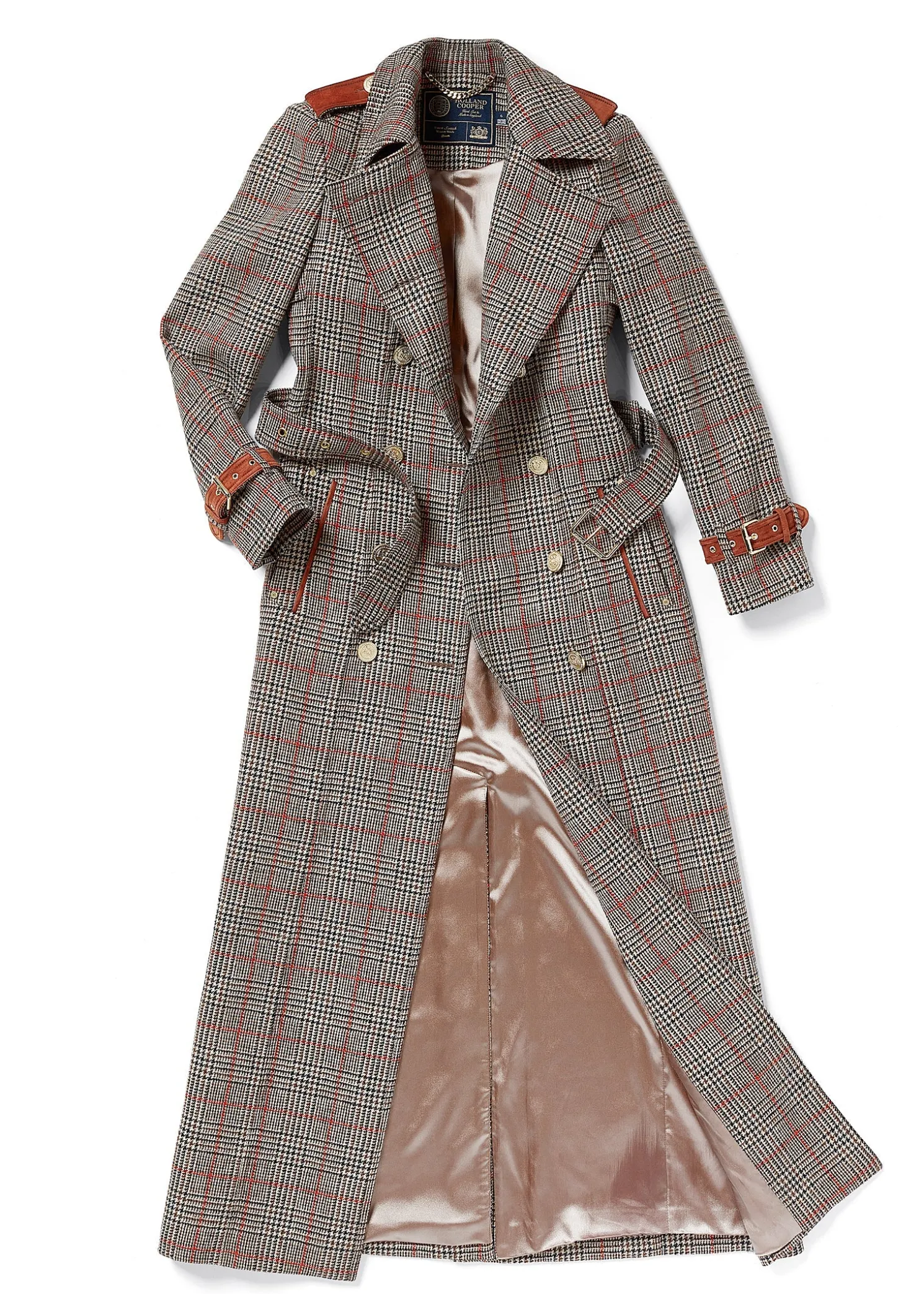 Full Length Marlborough Trench Coat (Orange Windsor)
